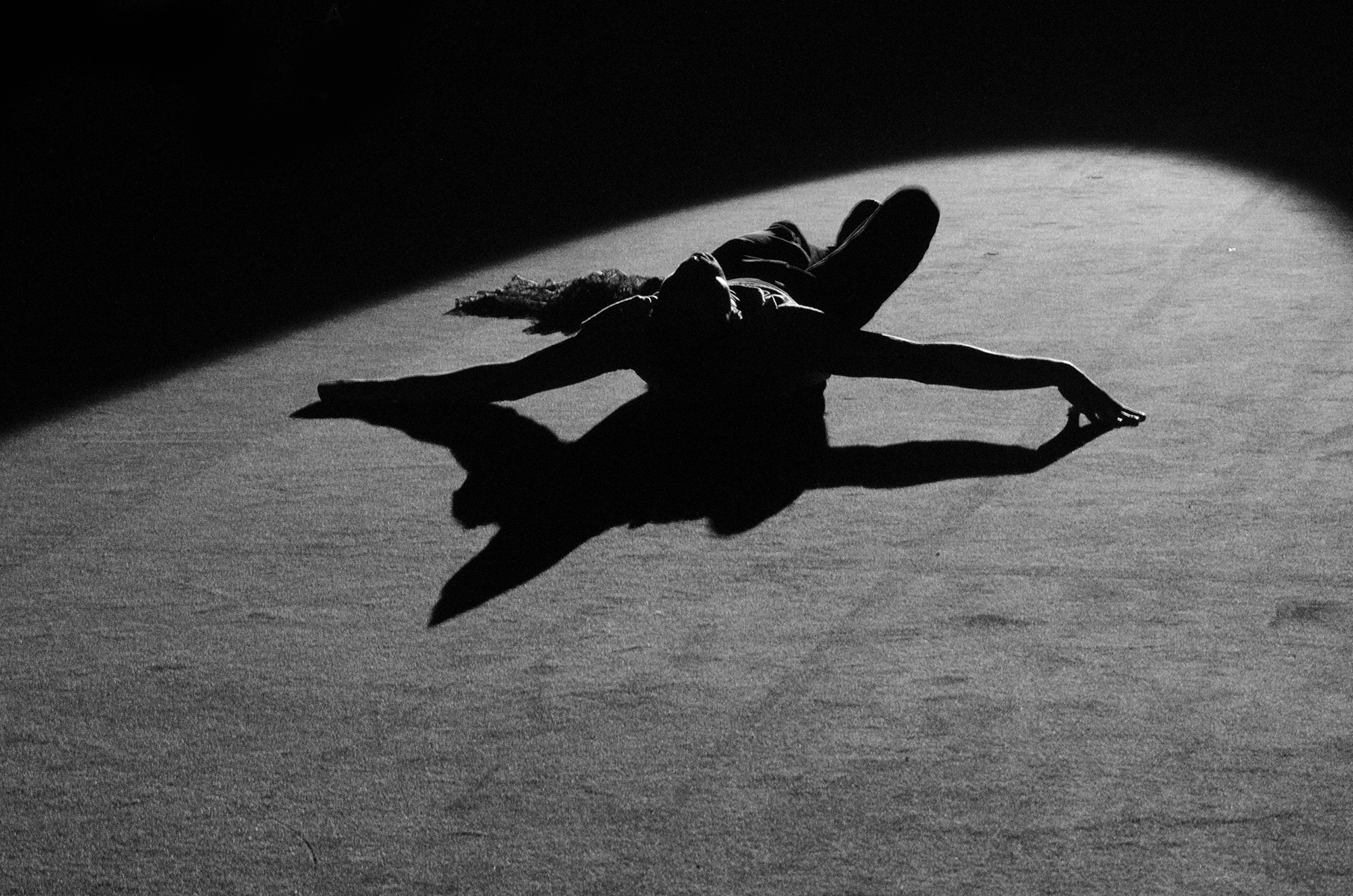 Momentos previos en el backstage del desfile 