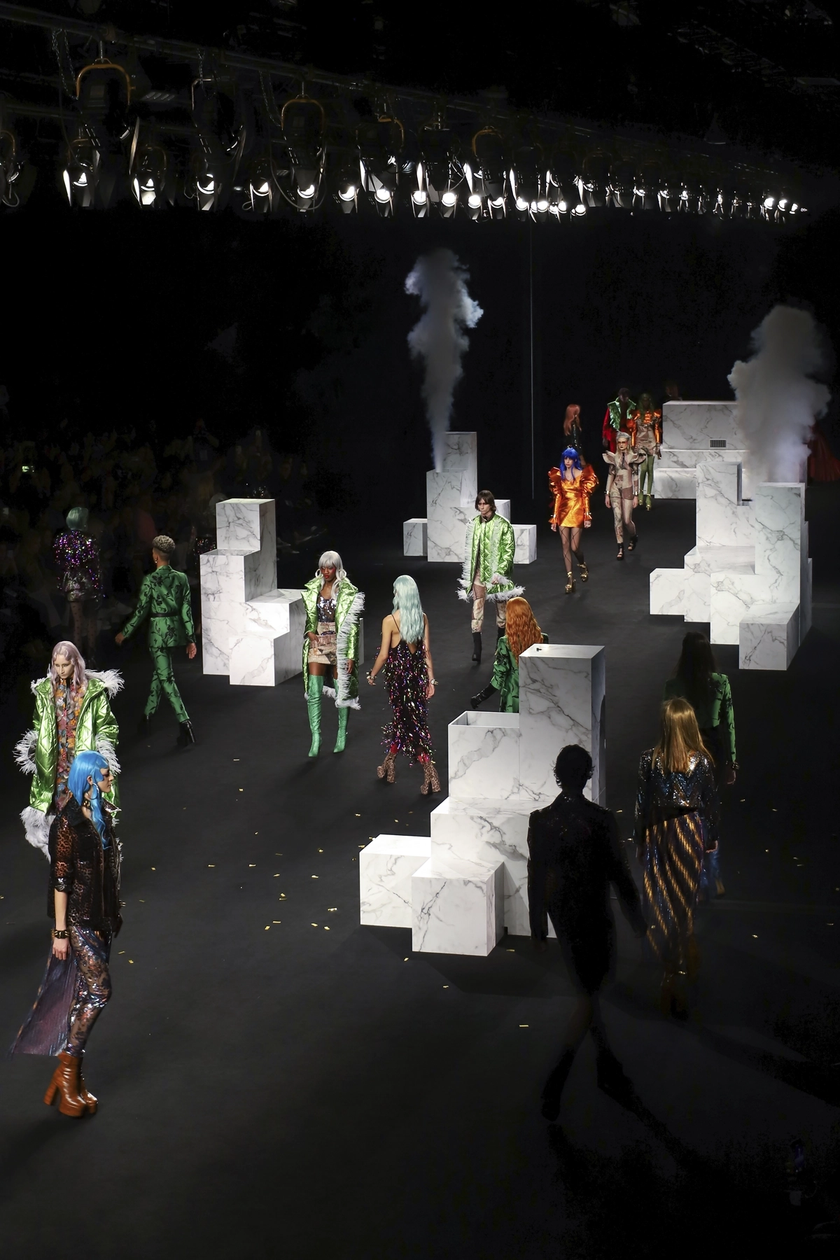 Saludo final del desfile 