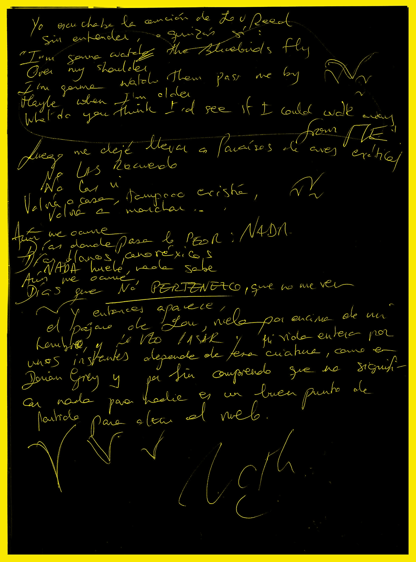 Pieza de Nathalie Poza para el fanzine creado como dossier de prensa de la colección 