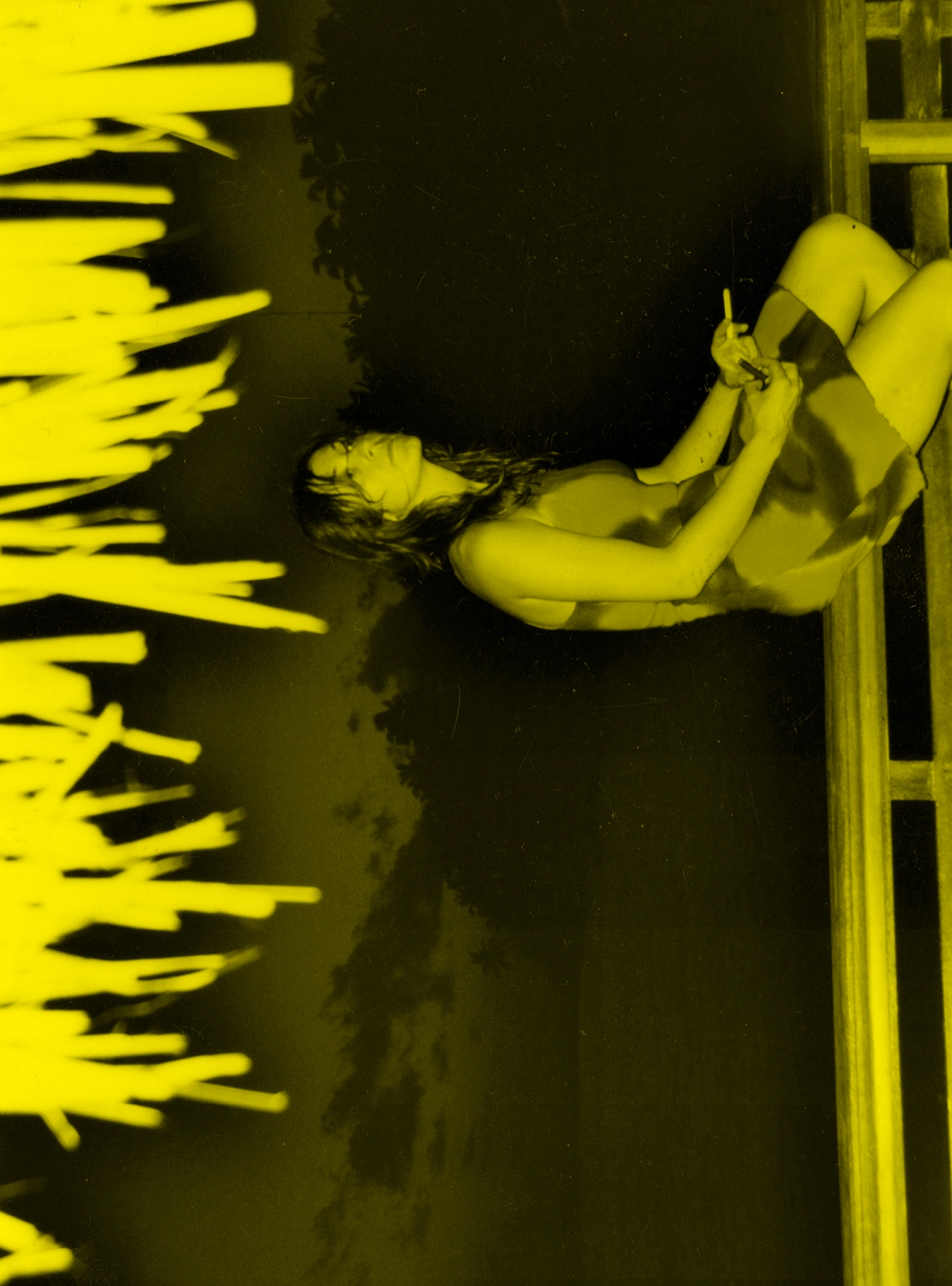 Pieza de Nathalie Poza para el fanzine creado como dossier de prensa de la colección 