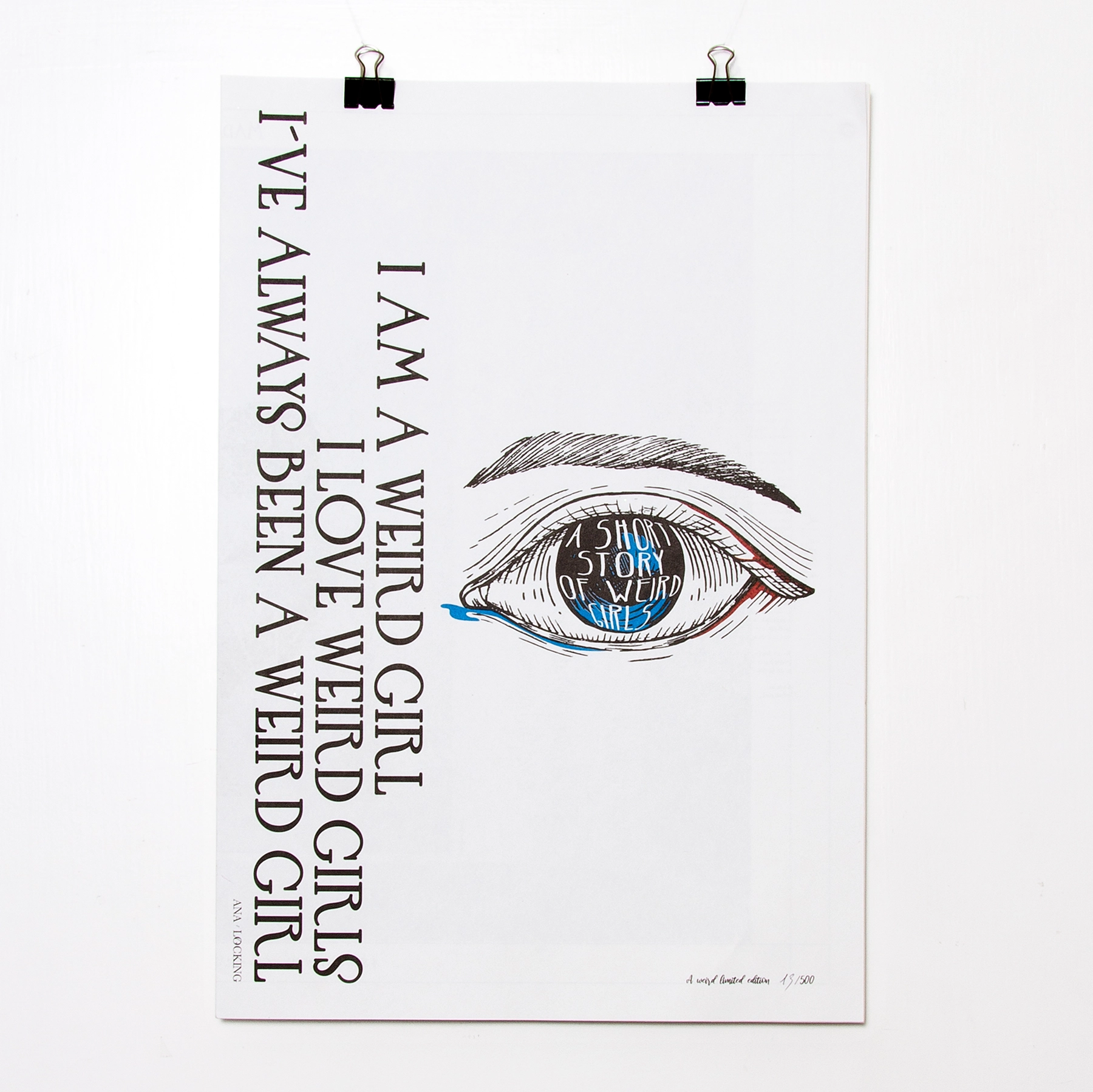 Fanzine en edición limitada creado como dossier de prensa de la colección 