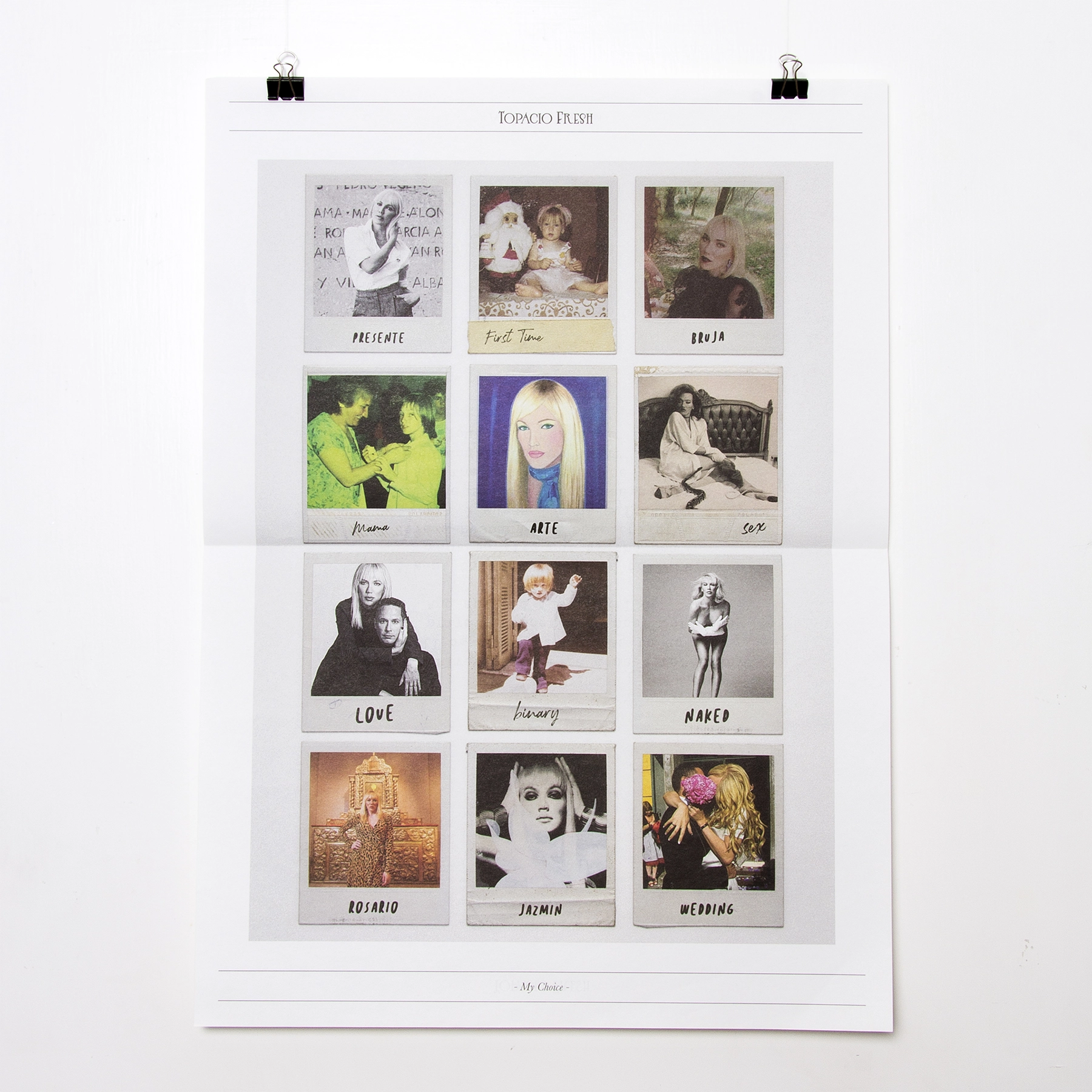 Fanzine en edición limitada creado como dossier de prensa de la colección 