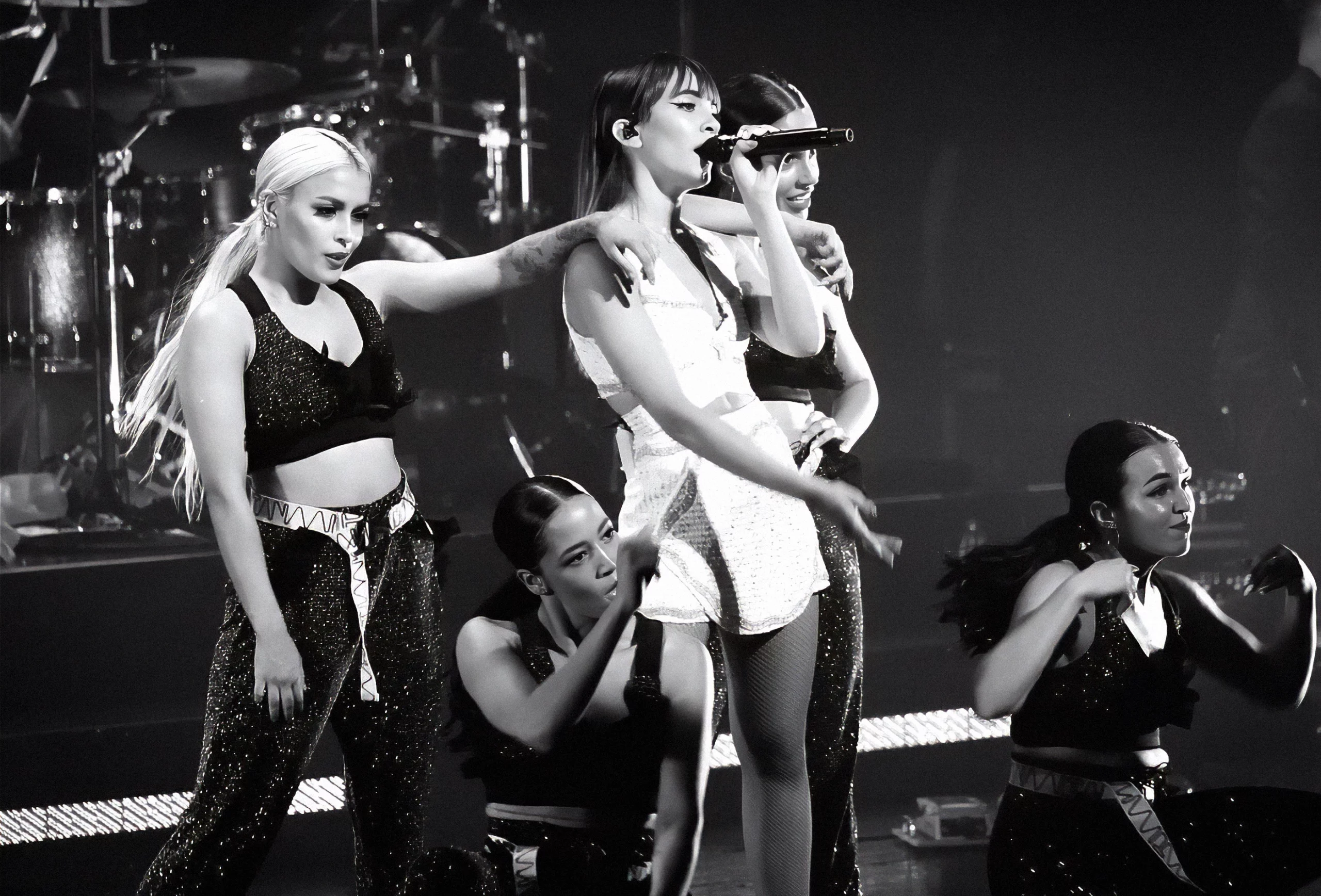 La cantante Aitana, con el vestuario de la gira 