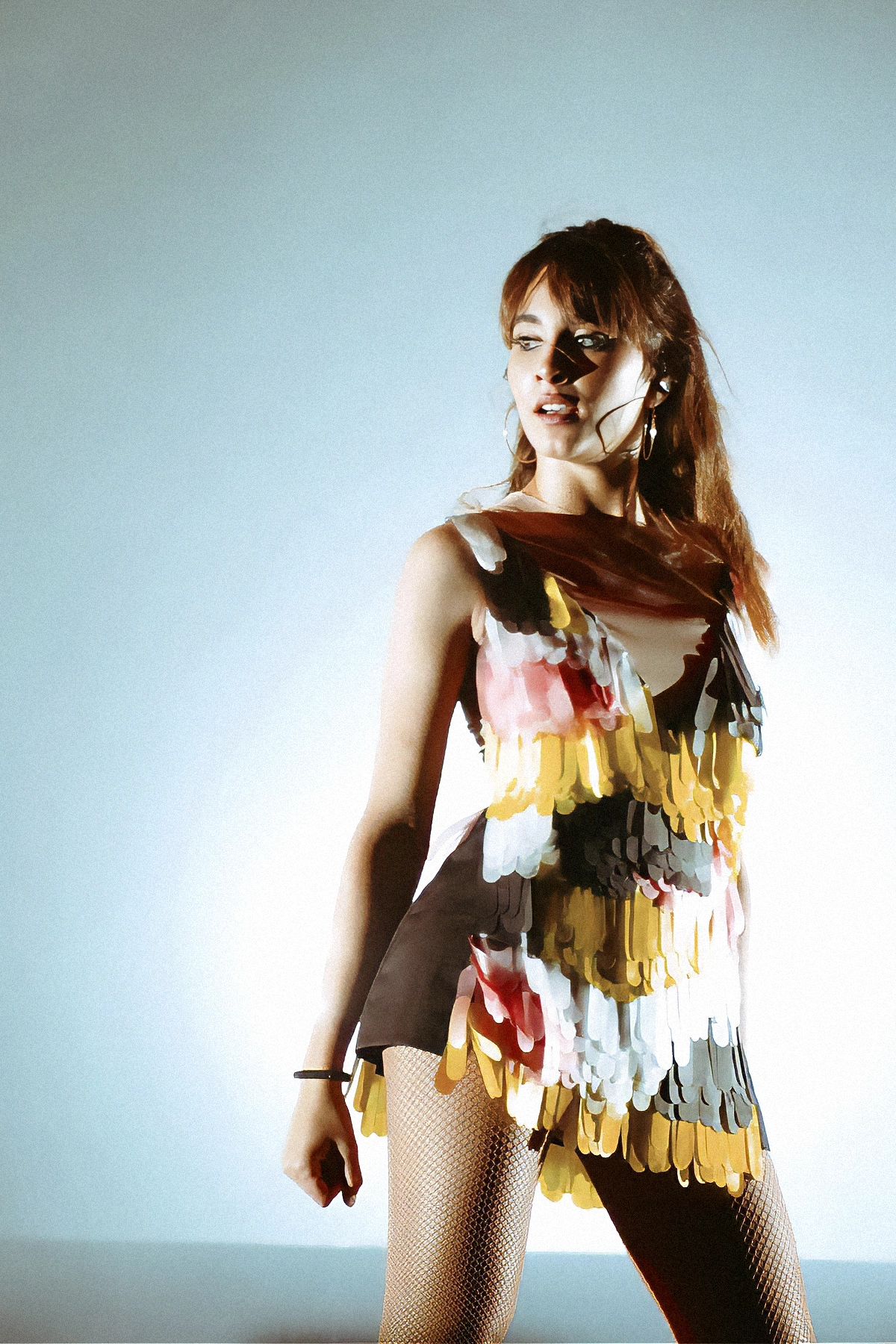 La cantante Aitana, con el vestuario de la gira 