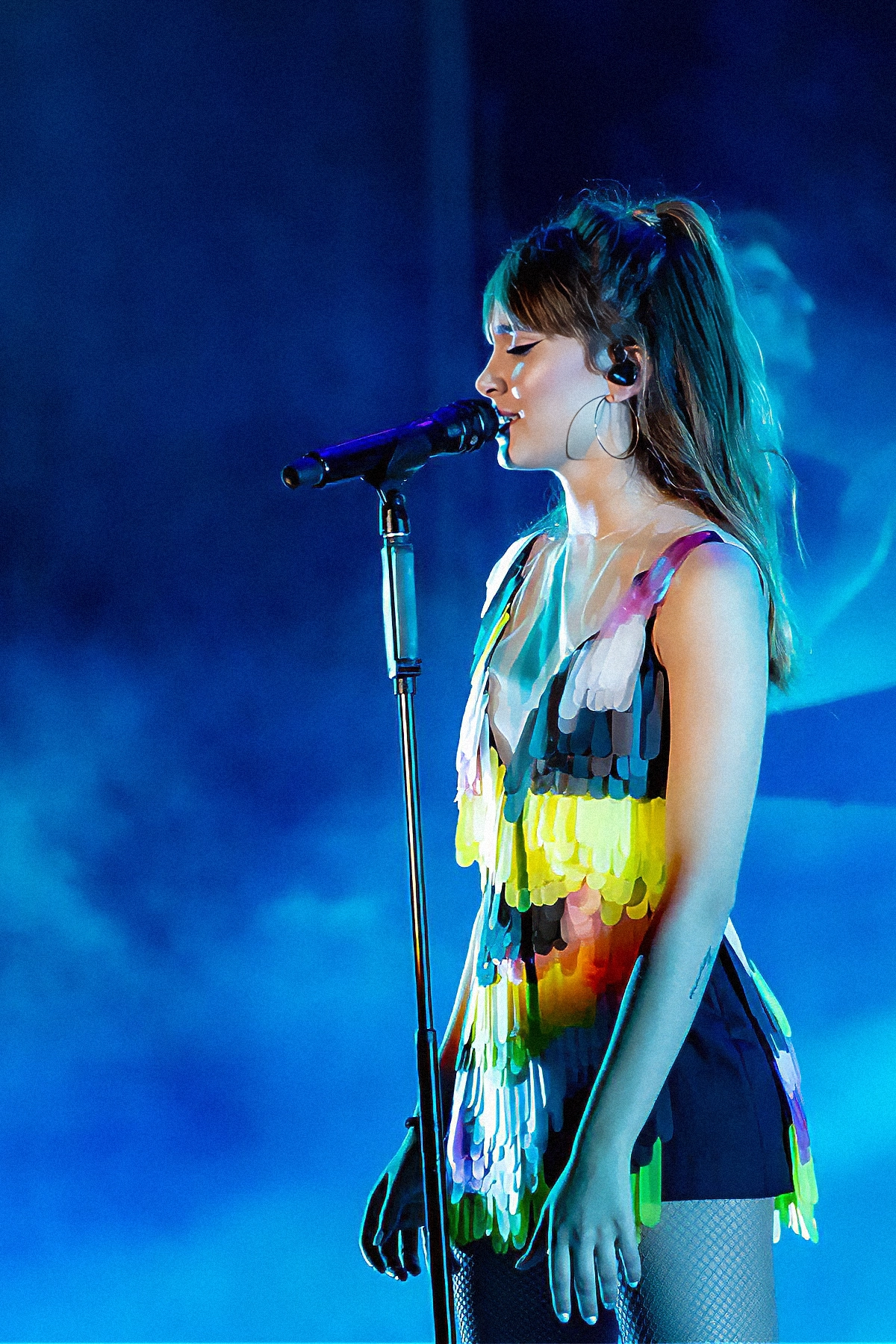 La cantante Aitana, con el vestuario de la gira 