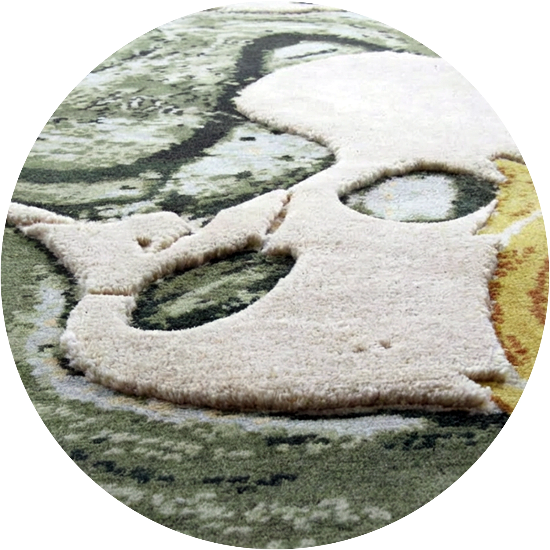 Alfombra tibetana de alta calidad diseñada por Ana Locking, colección Foreva.