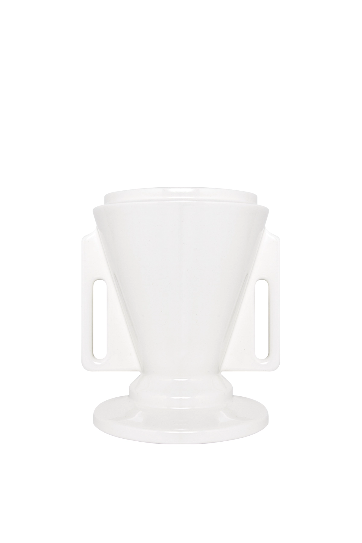 Colección artesanal de jarrones cerámicos esmaltados. Diseño Amphora B02