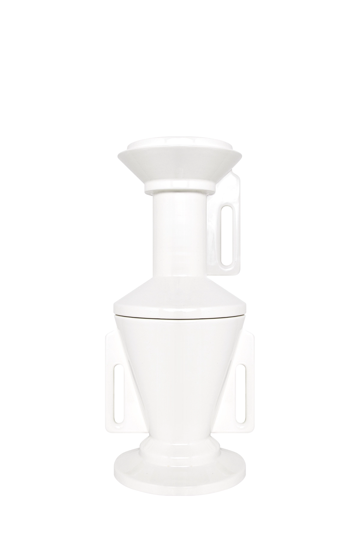 Colección artesanal de jarrones cerámicos esmaltados. Diseño Amphora B02+B03