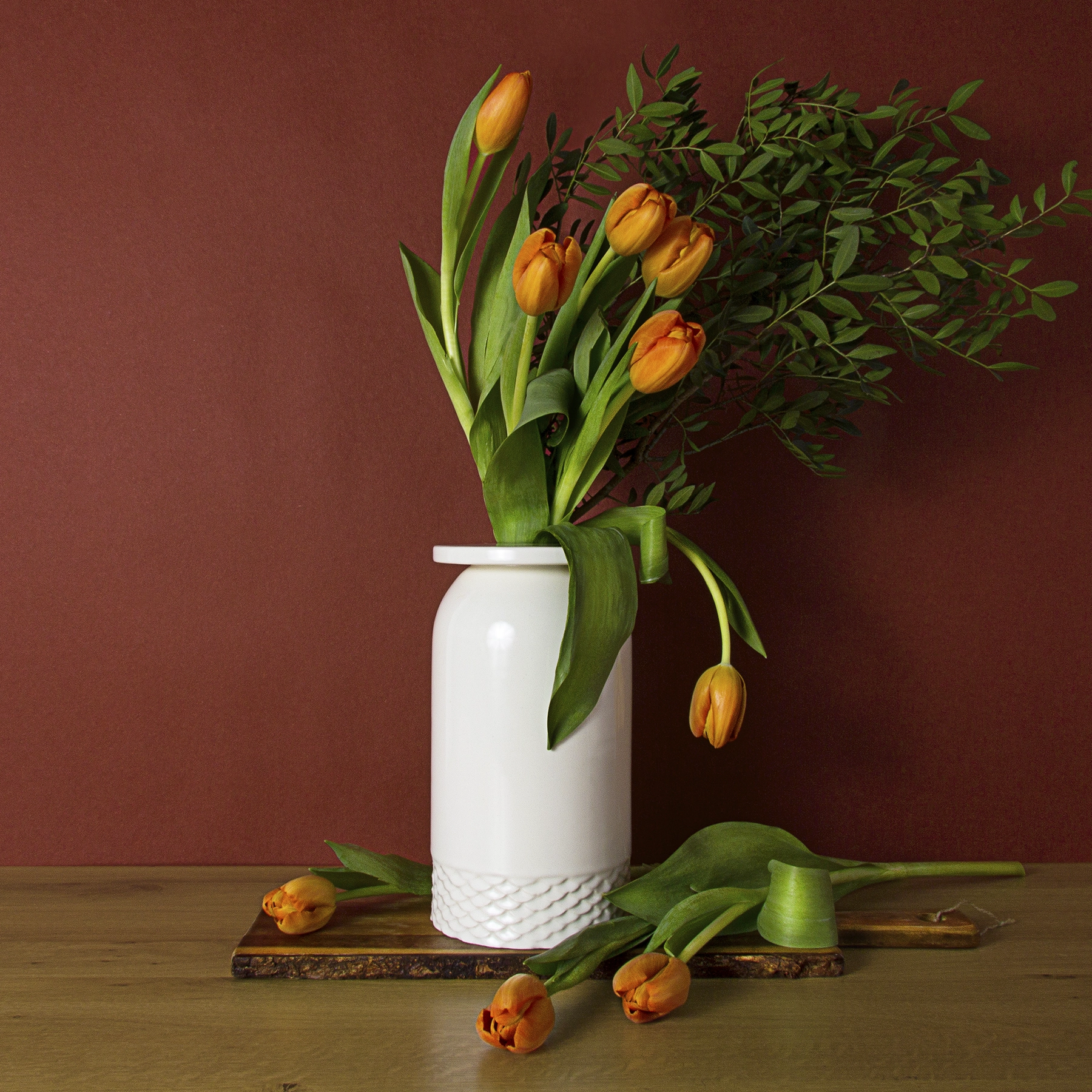 Colección artesanal de jarrones cerámicos esmaltados. Diseño Amphora T01