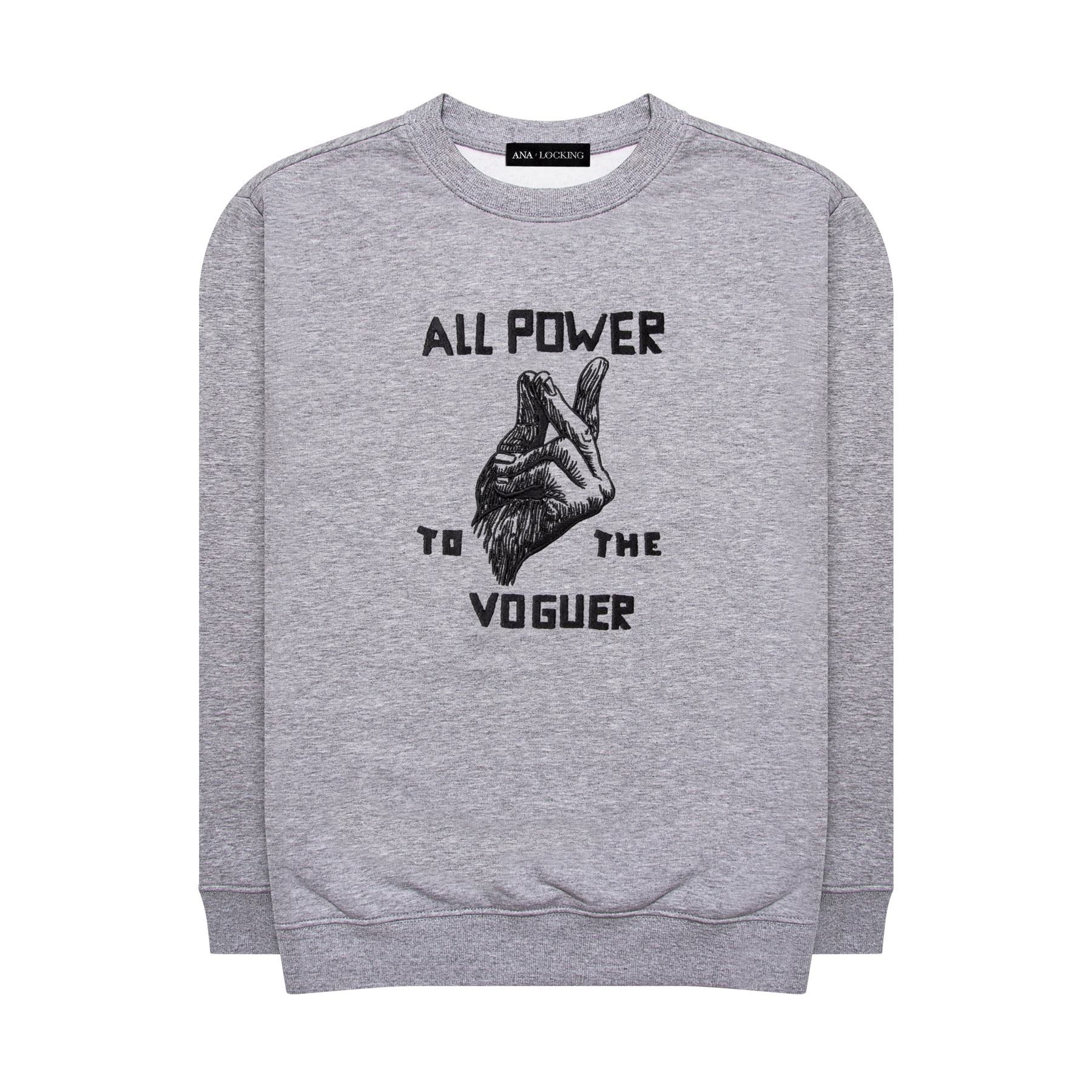 Sudadera bordada diseñada para la clausura de la exposición 