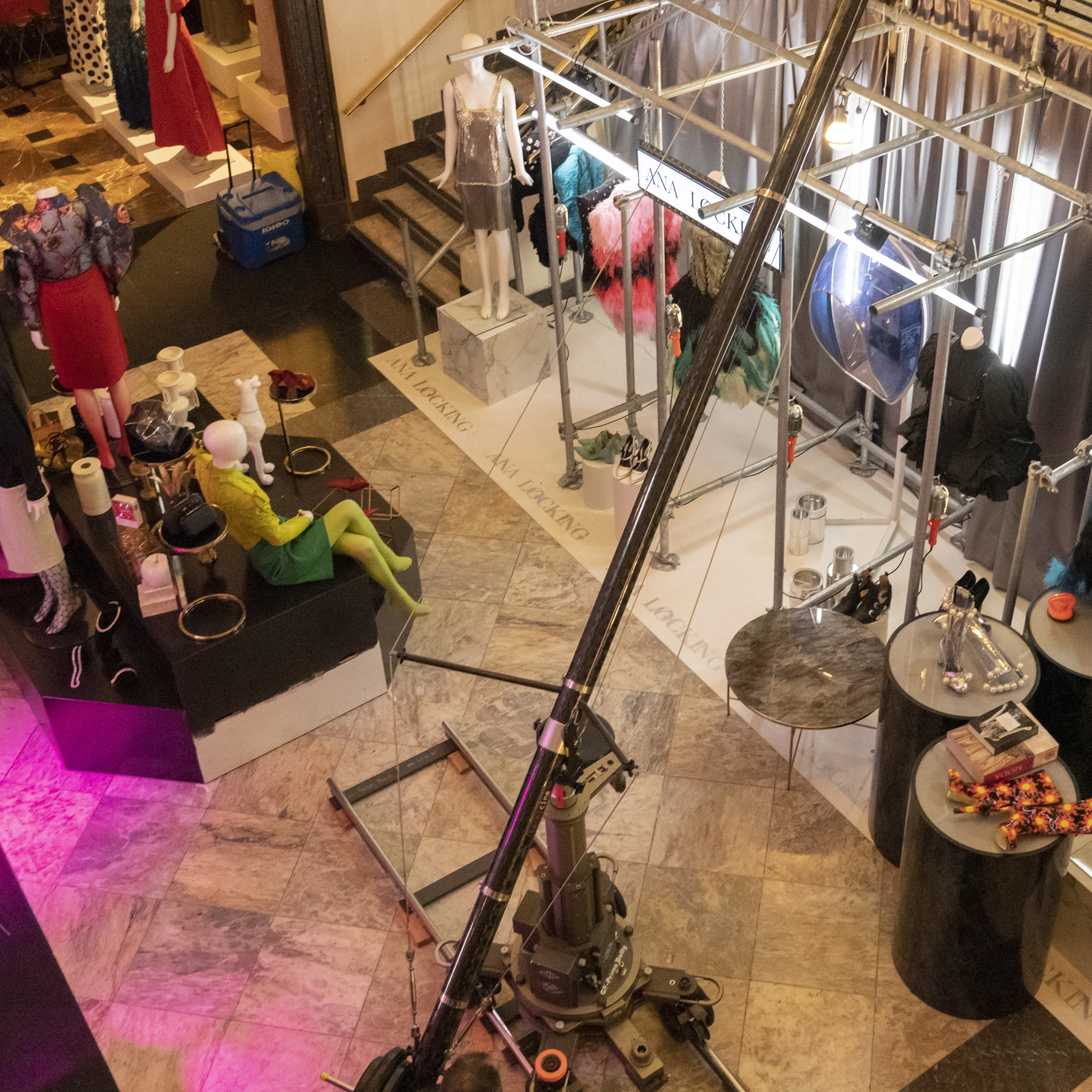 Set de grabación de la serie 