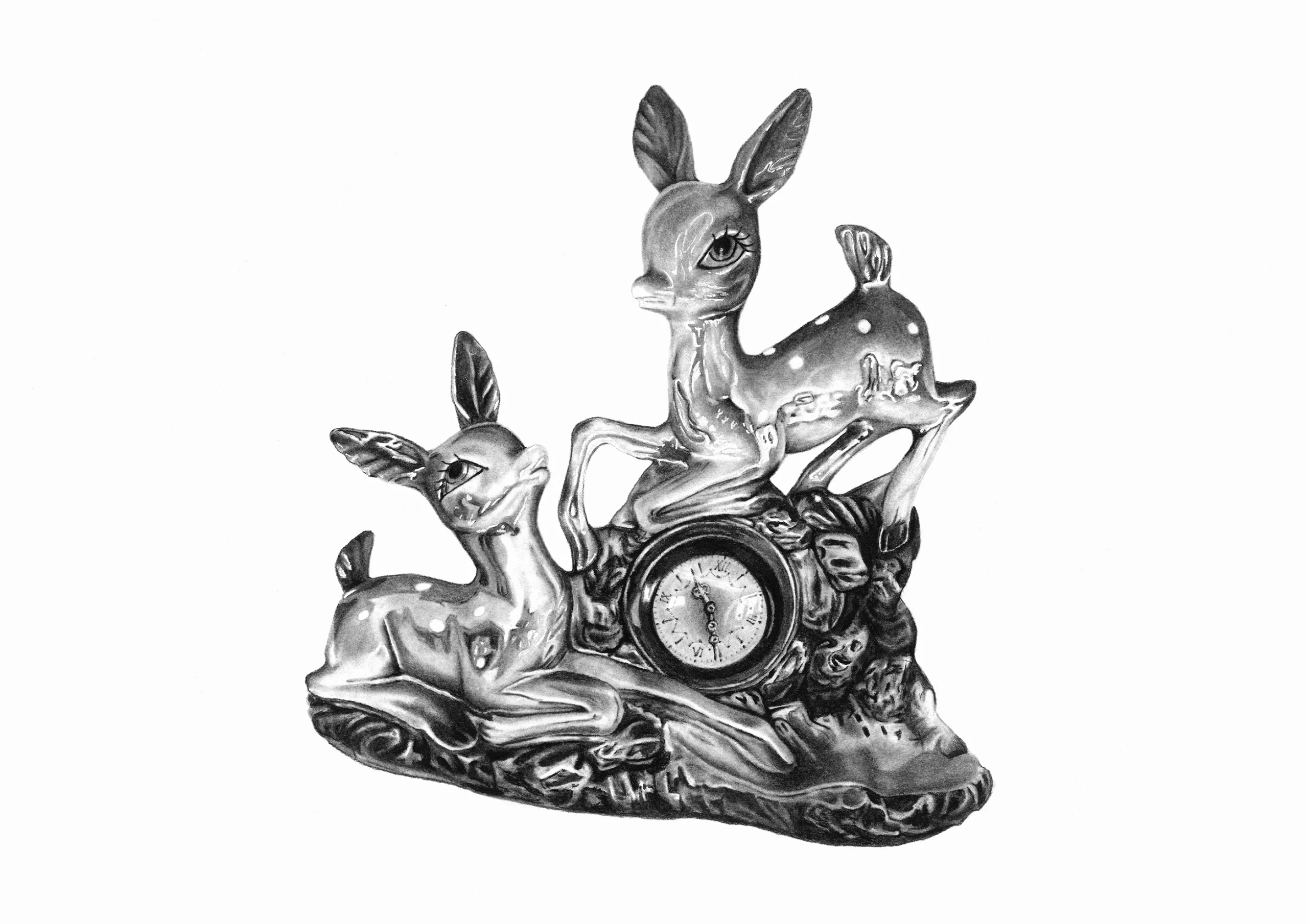 Ilustración a carboncillo creada por Ana Locking e inspirada en el relato 