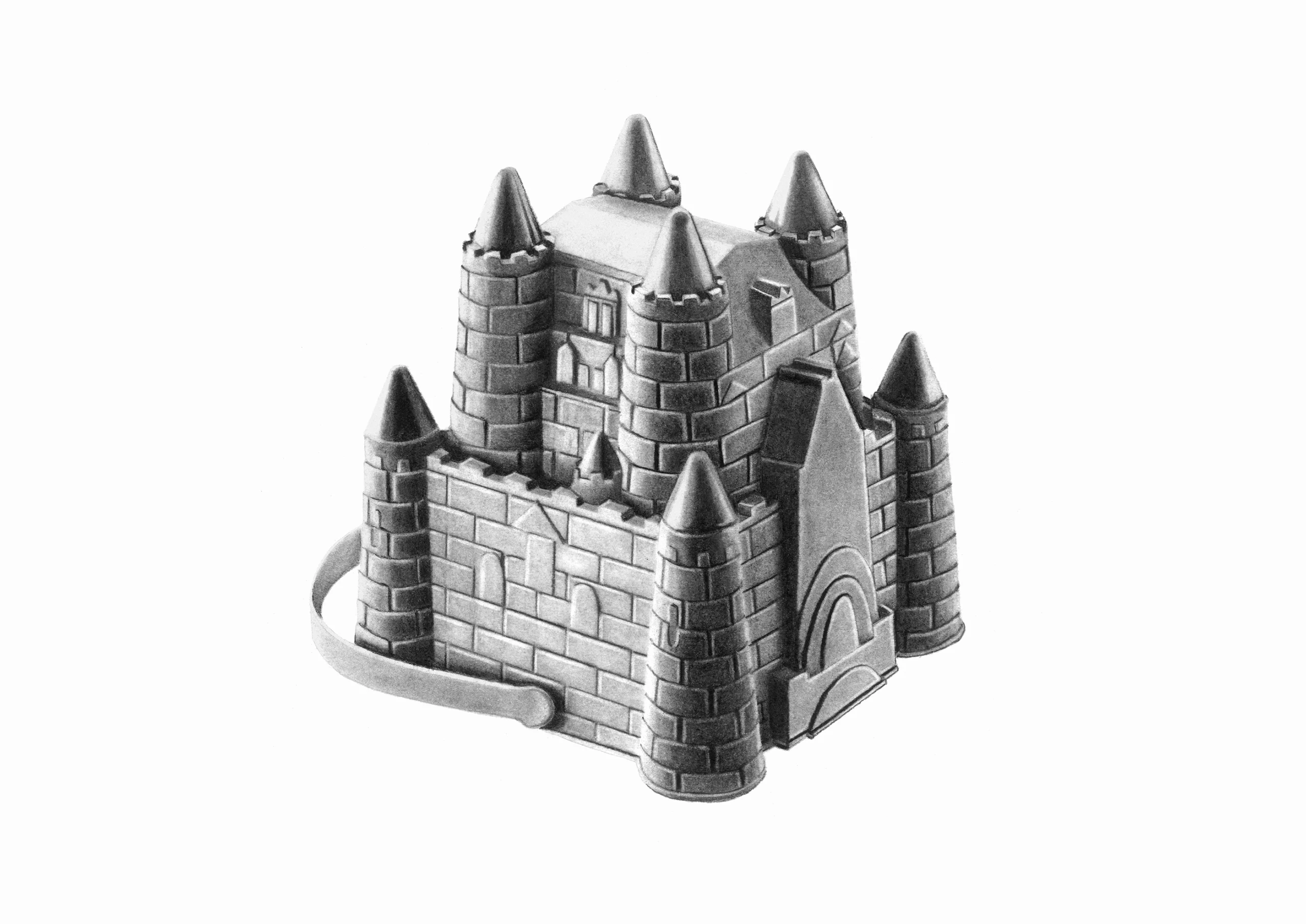 Ilustración a carboncillo creada por Ana Locking e inspirada en el relato 