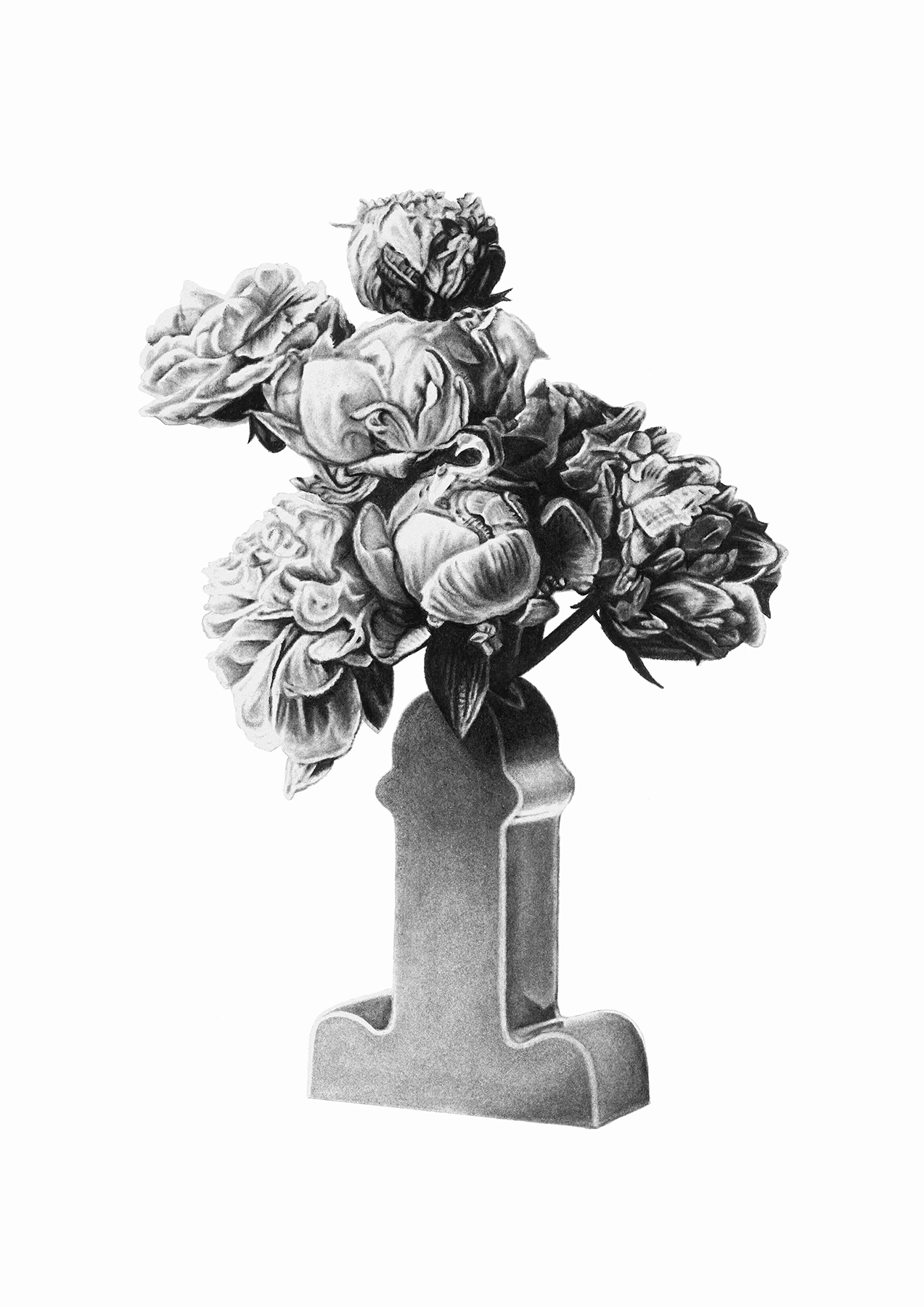 Ilustración a carboncillo creada por Ana Locking e inspirada en el relato 