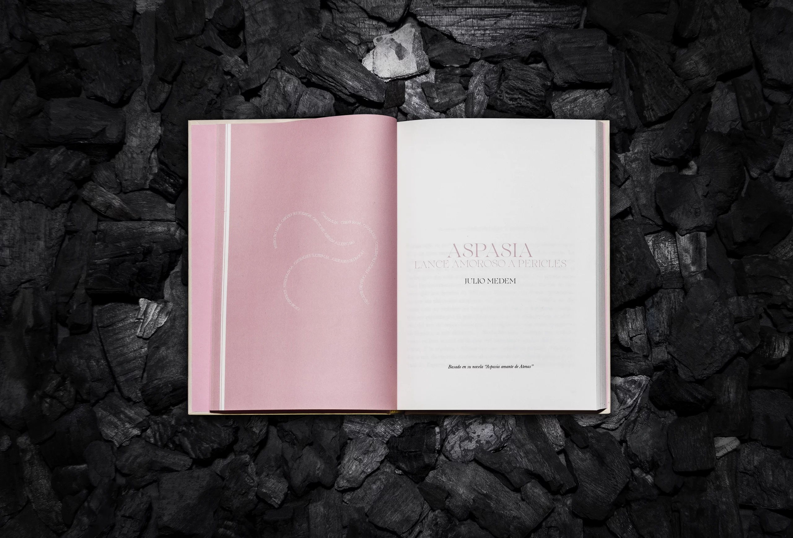 Interior del libro creado para el proyecto artístico del club de coleccionistas de arte contemporáneo 