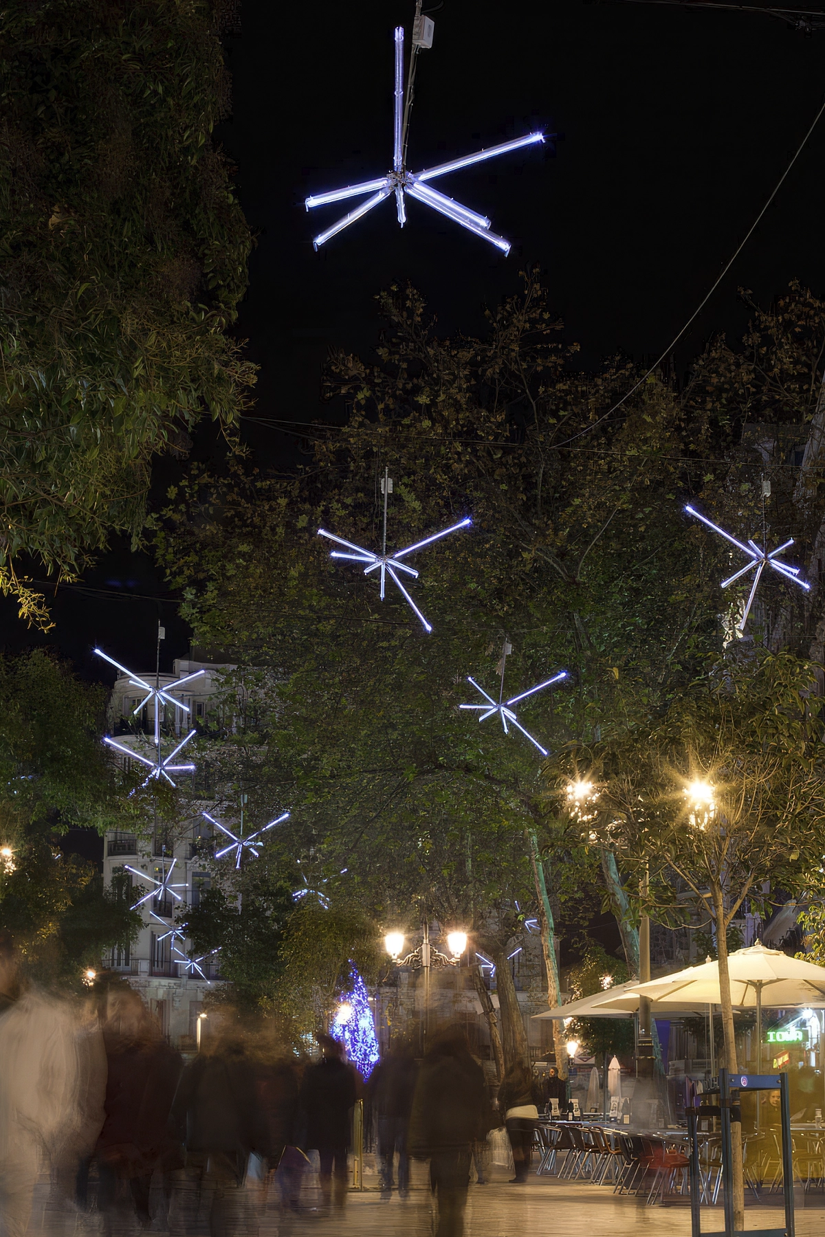 Luces de Navidad diseñadas por Ana Locking para el Ayuntamiento de Madrid