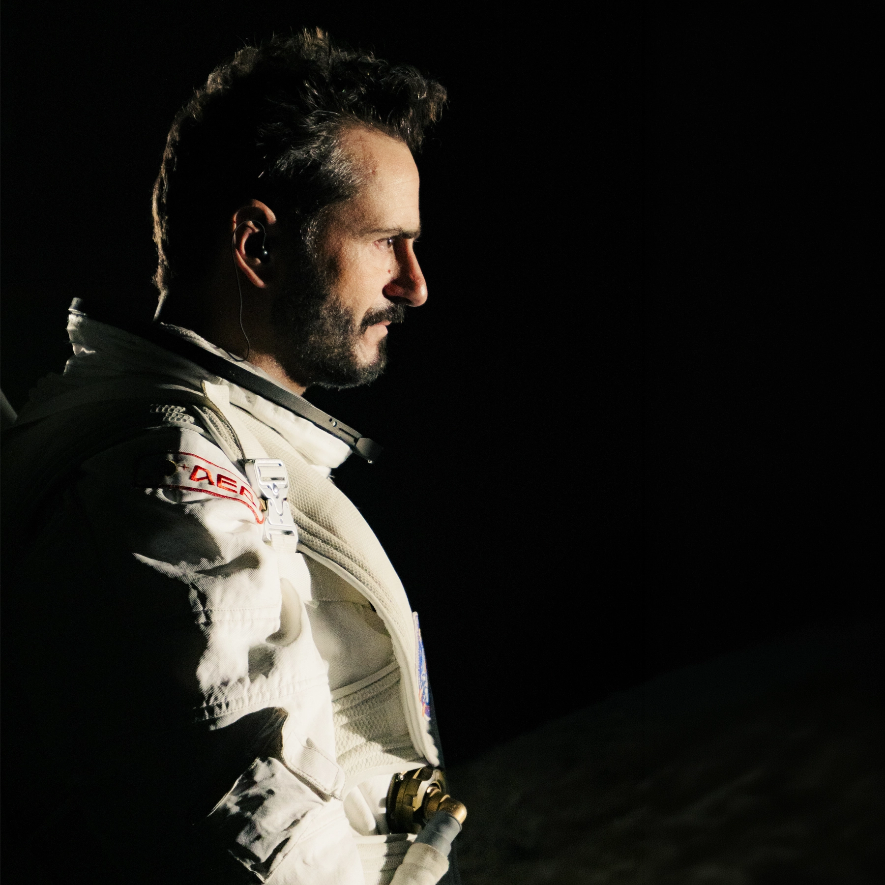 Behind the scenes durante el rodaje de la película 