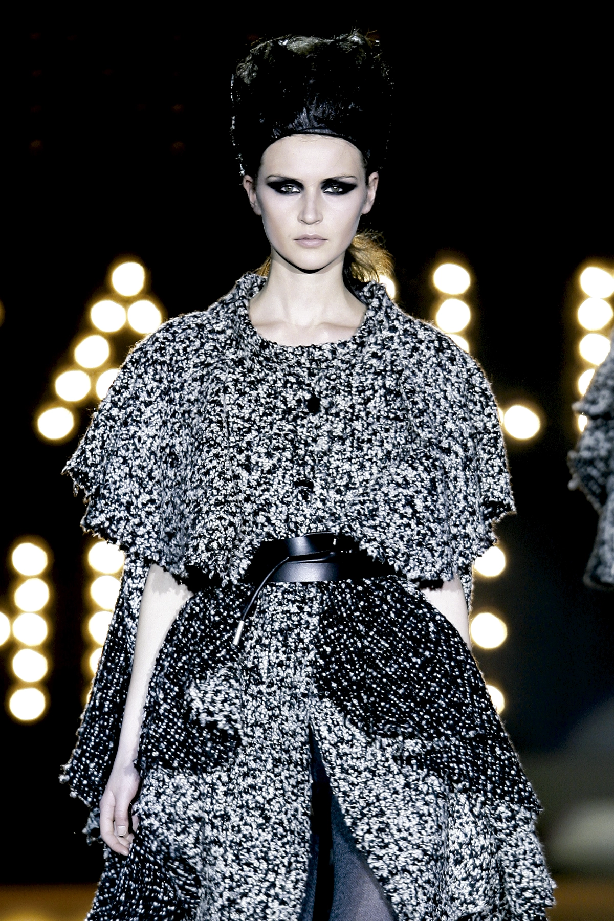 Momento del desfile “Miracles”, colección otoño invierno 2009-10 de la diseñadora de moda Ana Locking en la Mercedes Benz Fashion Week de Madrid.