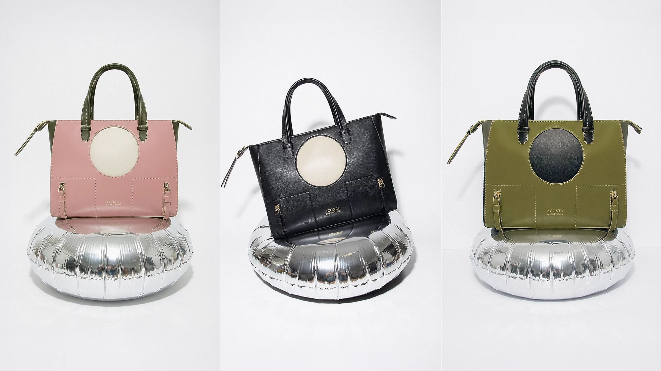 Publicidad de la colección de bolsos 