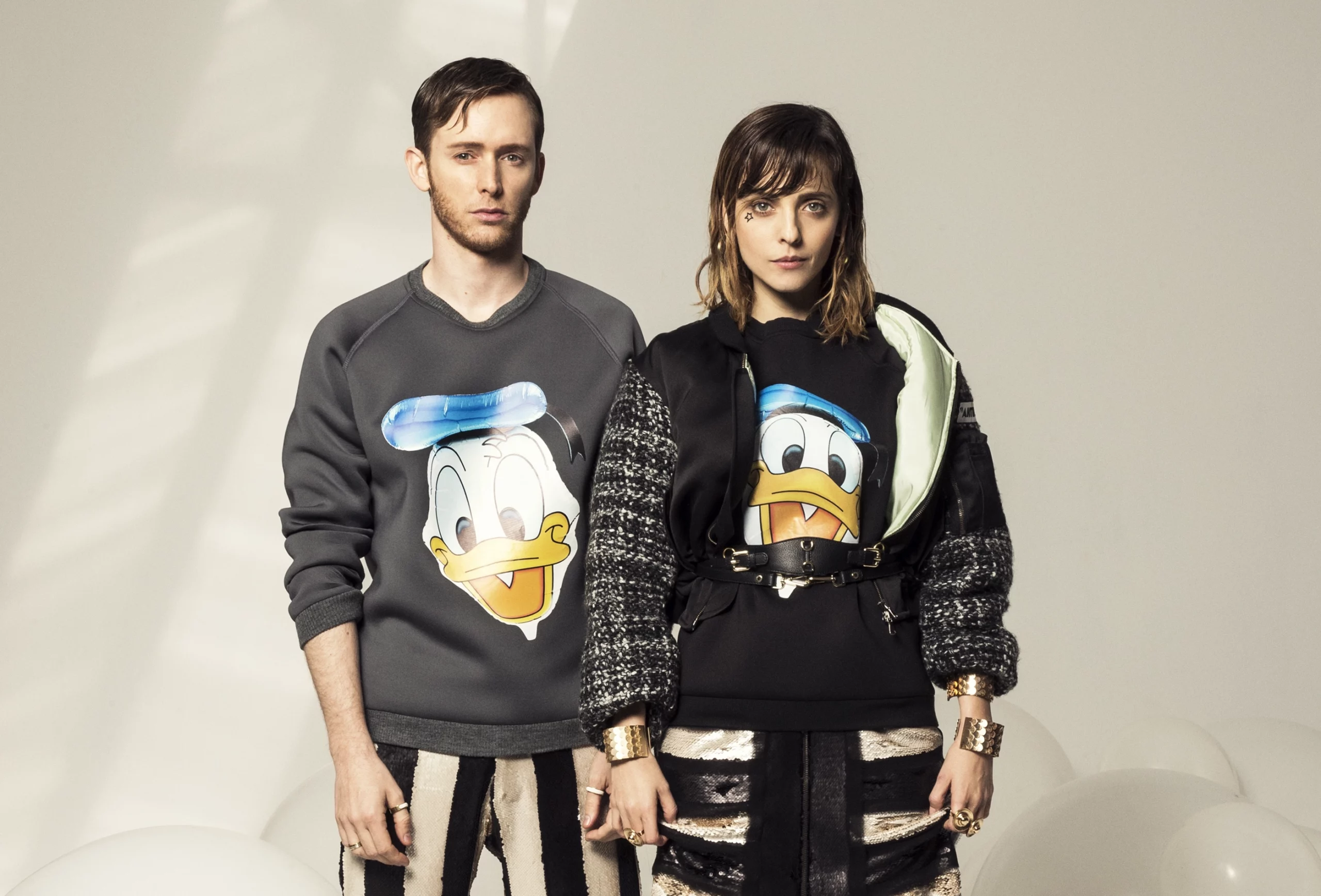 Pato Donald by Ana Locking, colaboración con Disney Europa. Campaña con Pablo Ribero y Leticia Dolera