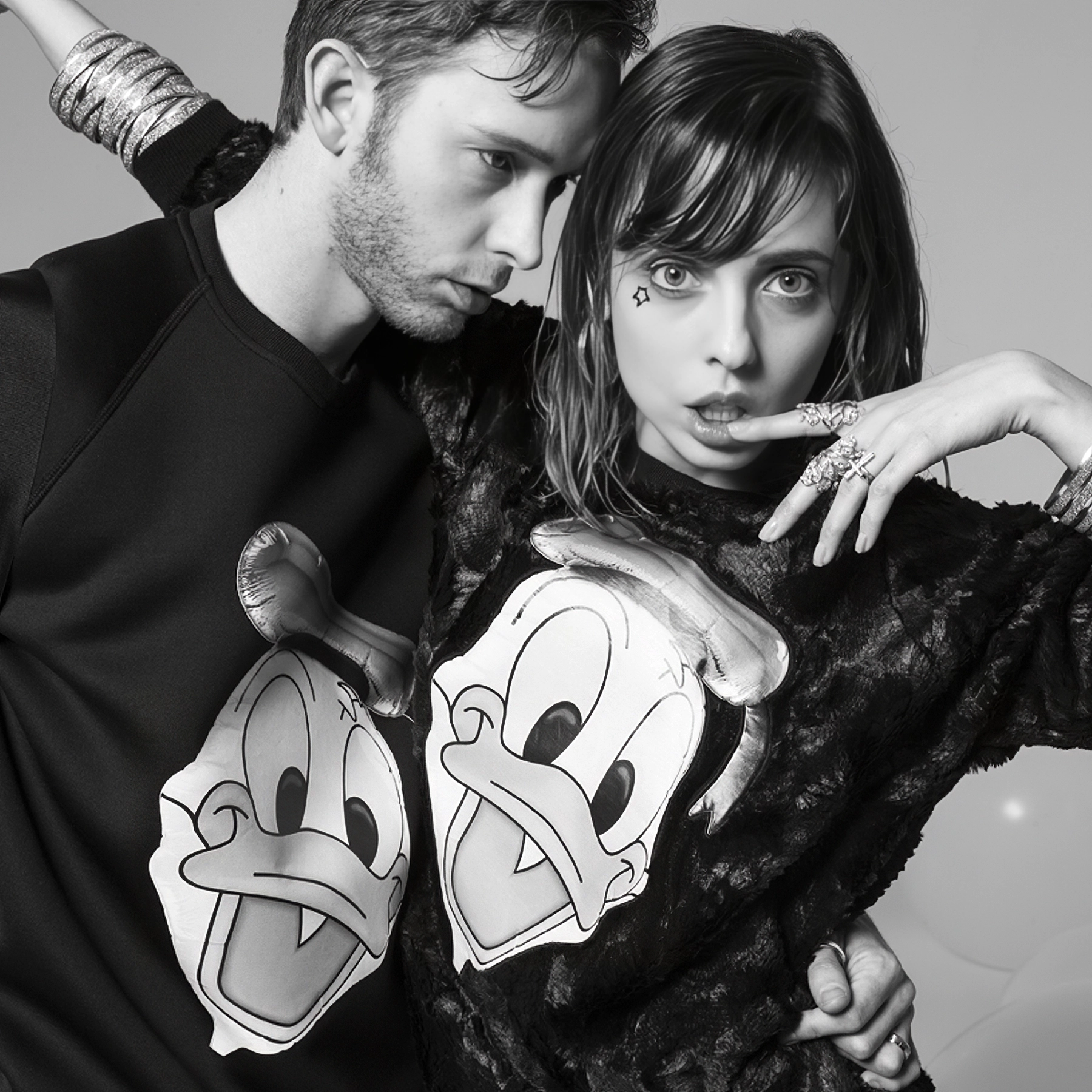 Pato Donald by Ana Locking, colaboración con Disney Europa. Campaña con Pablo Ribero y Leticia Dolera