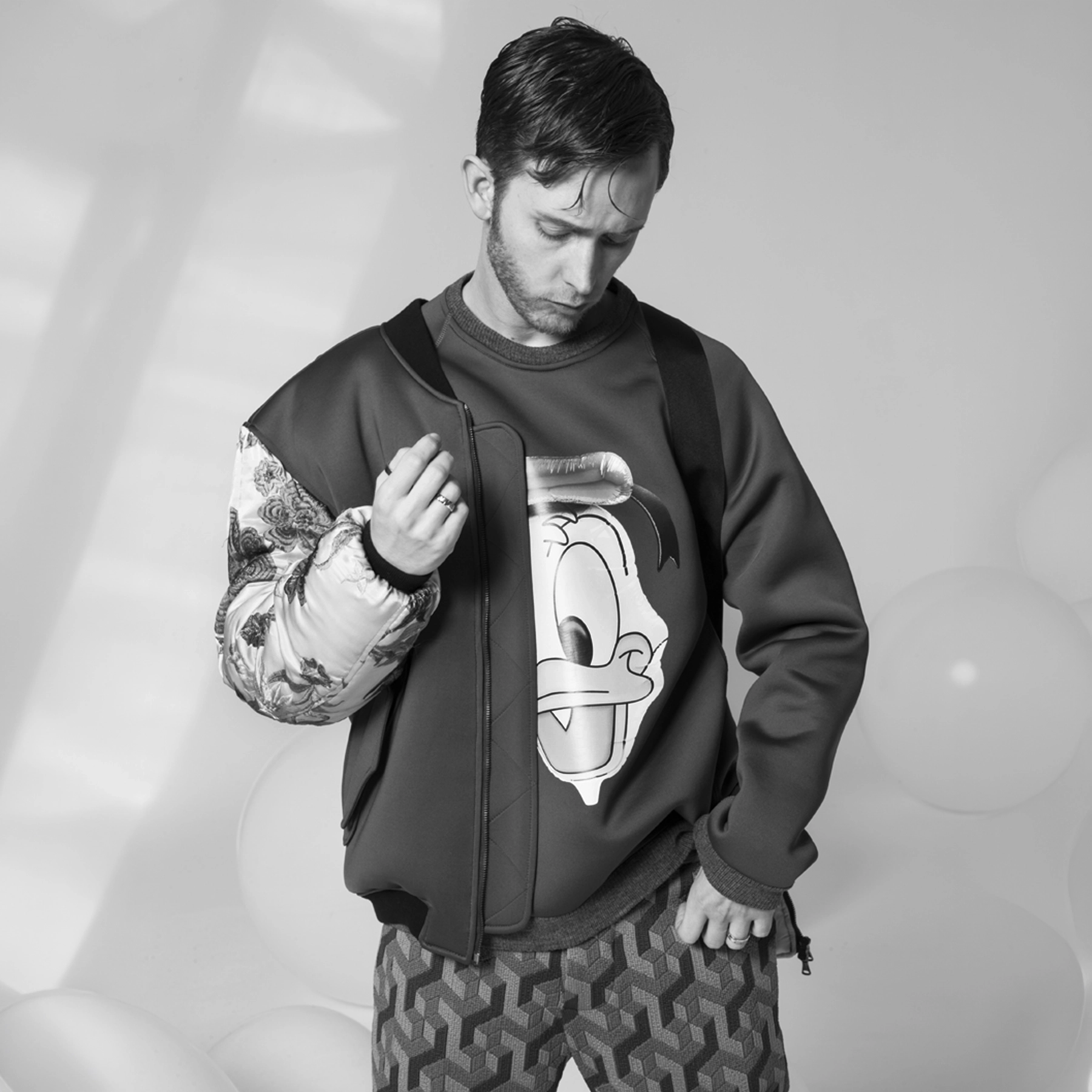 Pato Donald by Ana Locking, colaboración con Disney Europa. Campaña con Pablo Ribero y Leticia Dolera