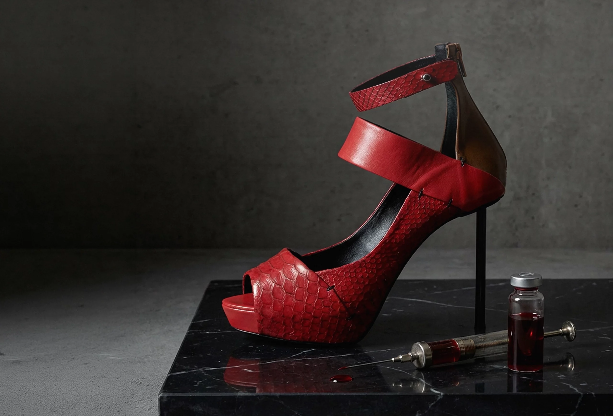 Campaña de la colección de zapatos 