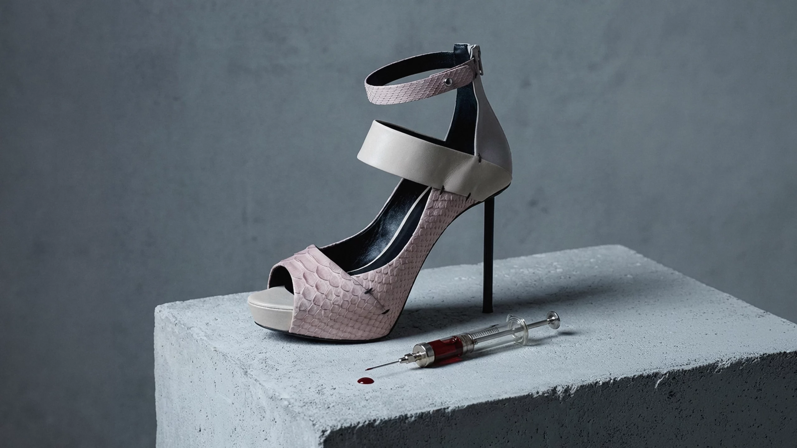 Campaña de la colección de zapatos 