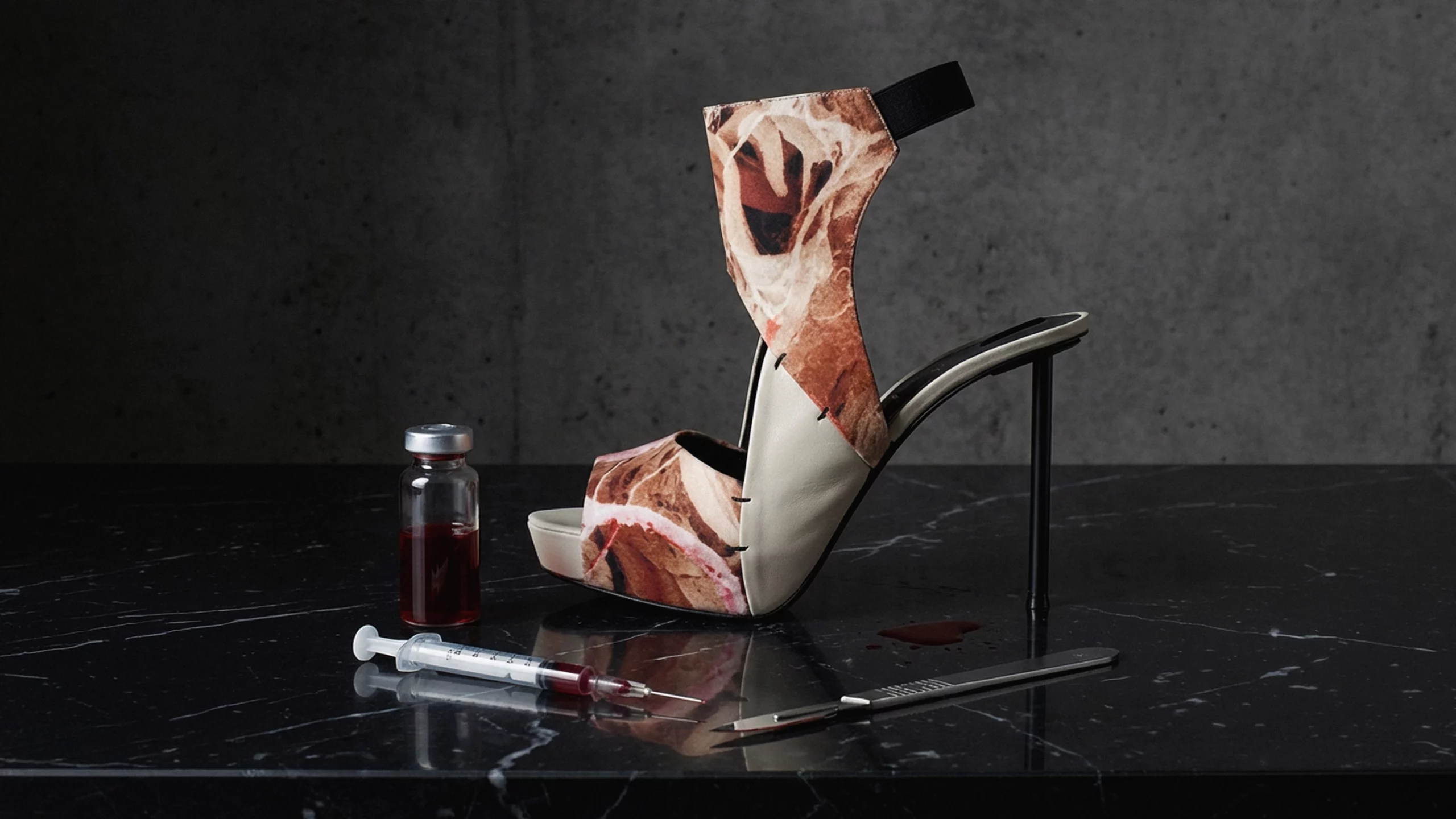 Campaña de la colección de zapatos 