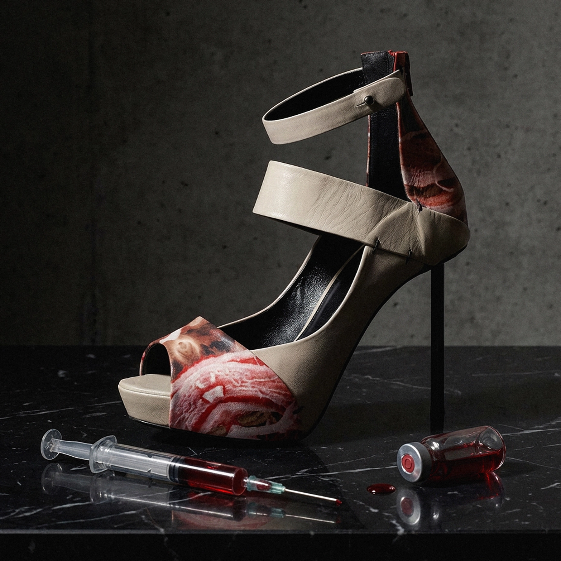 Campaña de la colección de zapatos 