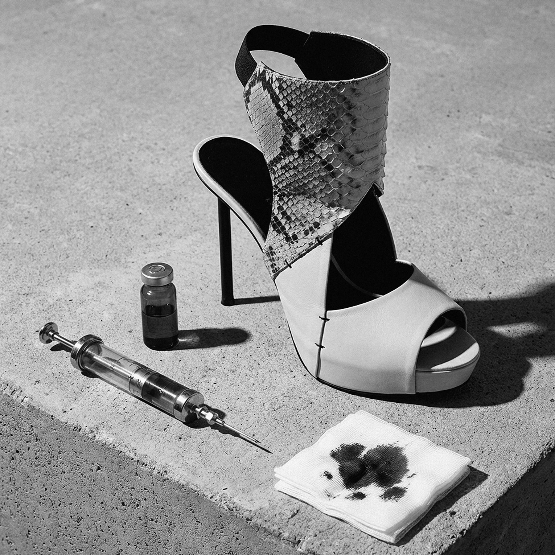 Campaña de la colección de zapatos 