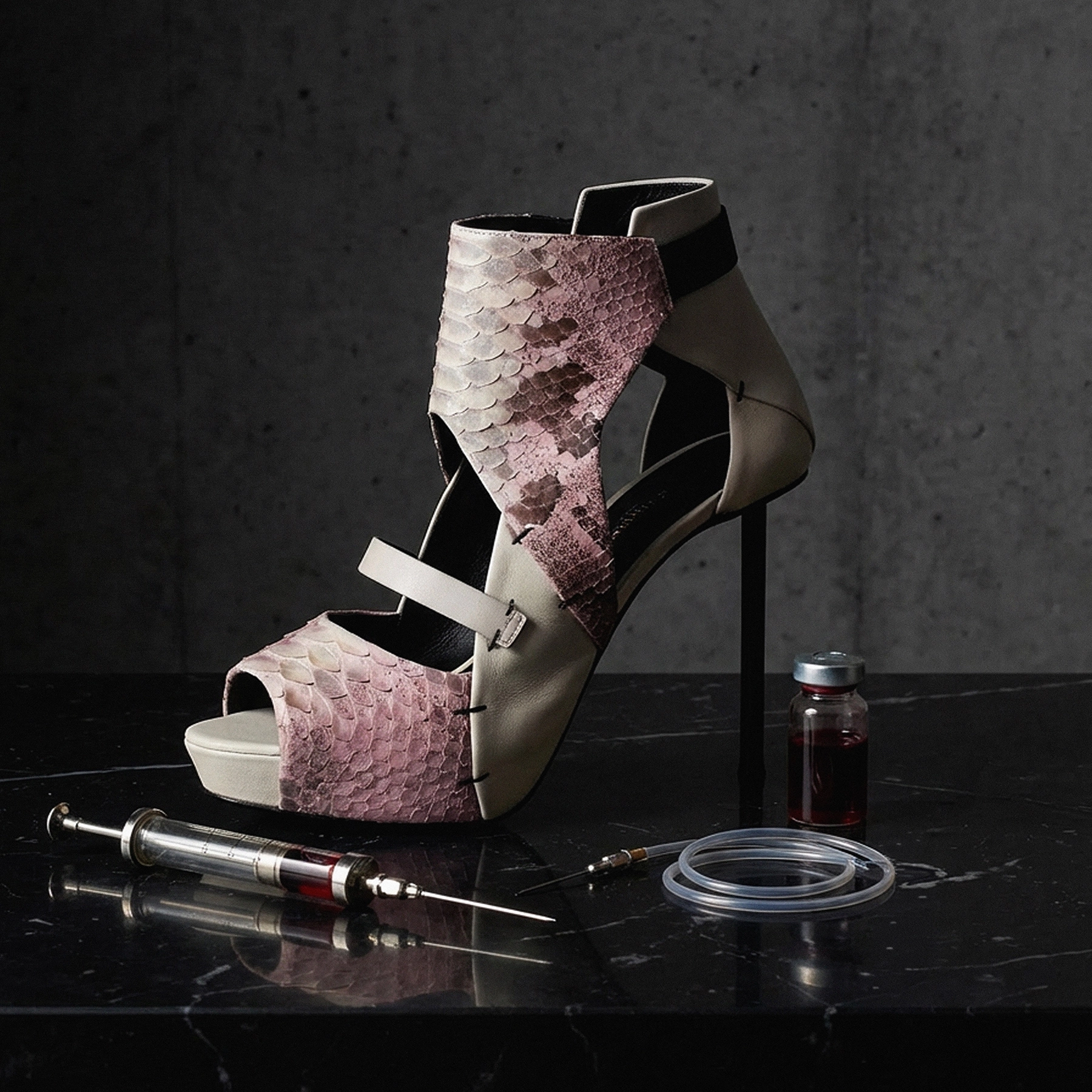 Campaña de la colección de zapatos 