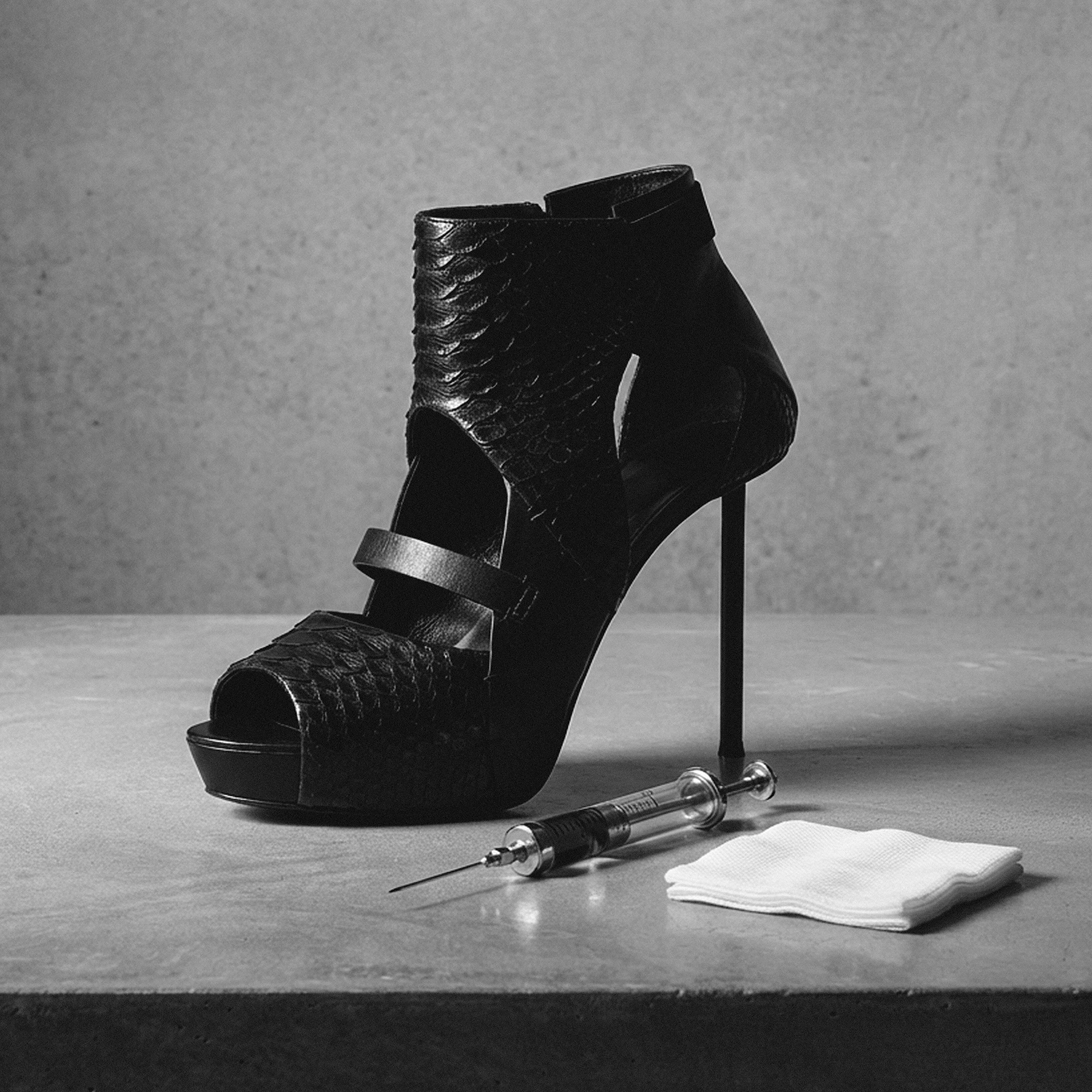 Campaña de la colección de zapatos 