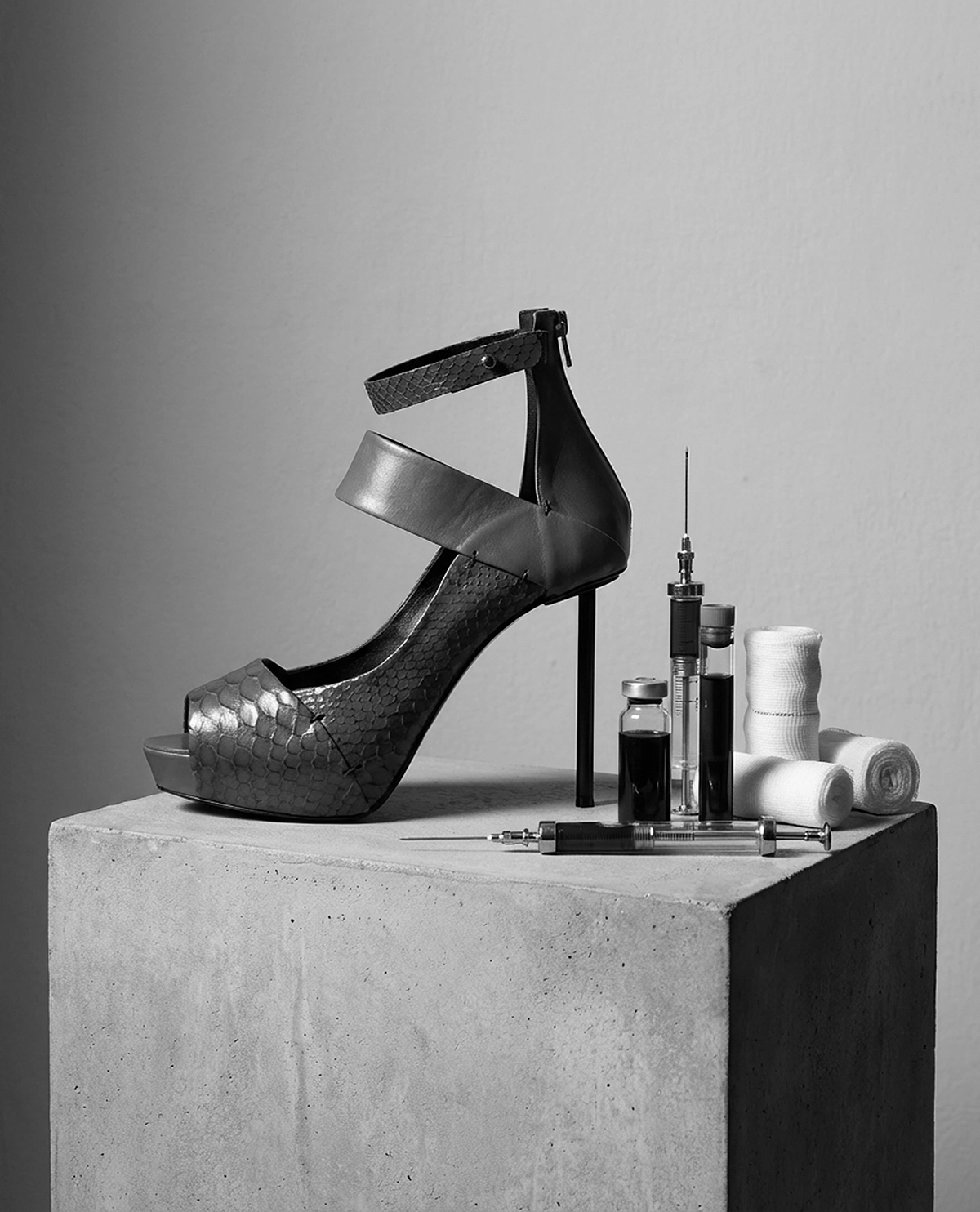 Campaña de la colección de zapatos 