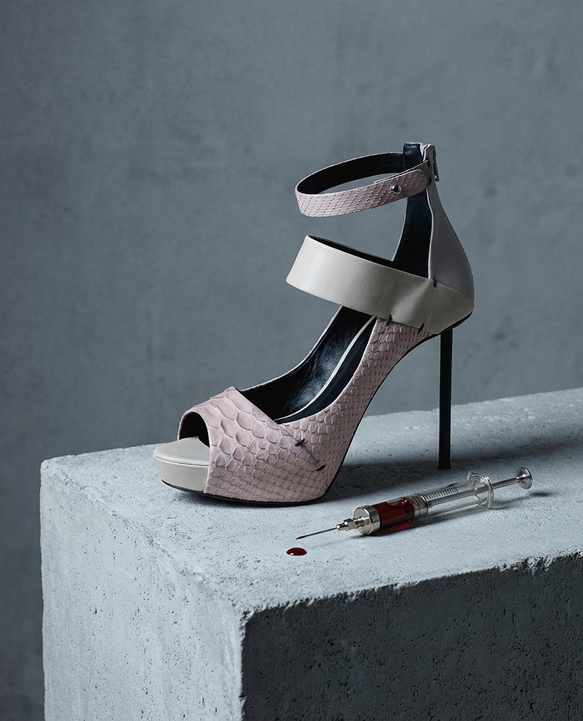 Campaña de la colección de zapatos 