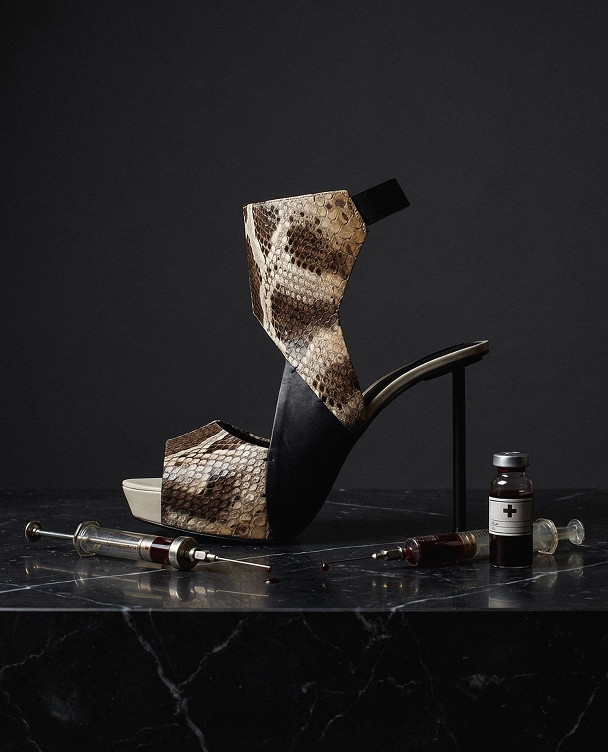 Campaña de la colección de zapatos 