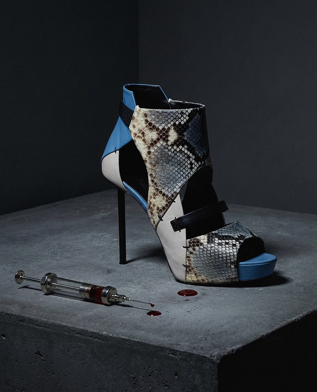 Campaña de la colección de zapatos 