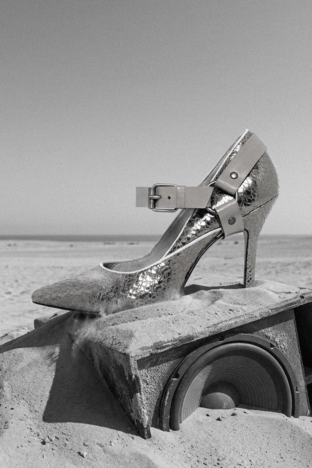 Publicidad de la colección de zapatos 