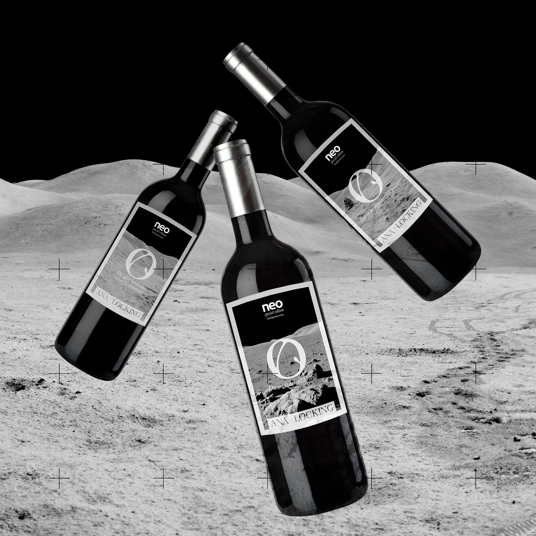 Diseño de etiqueta para las bodegas Neo