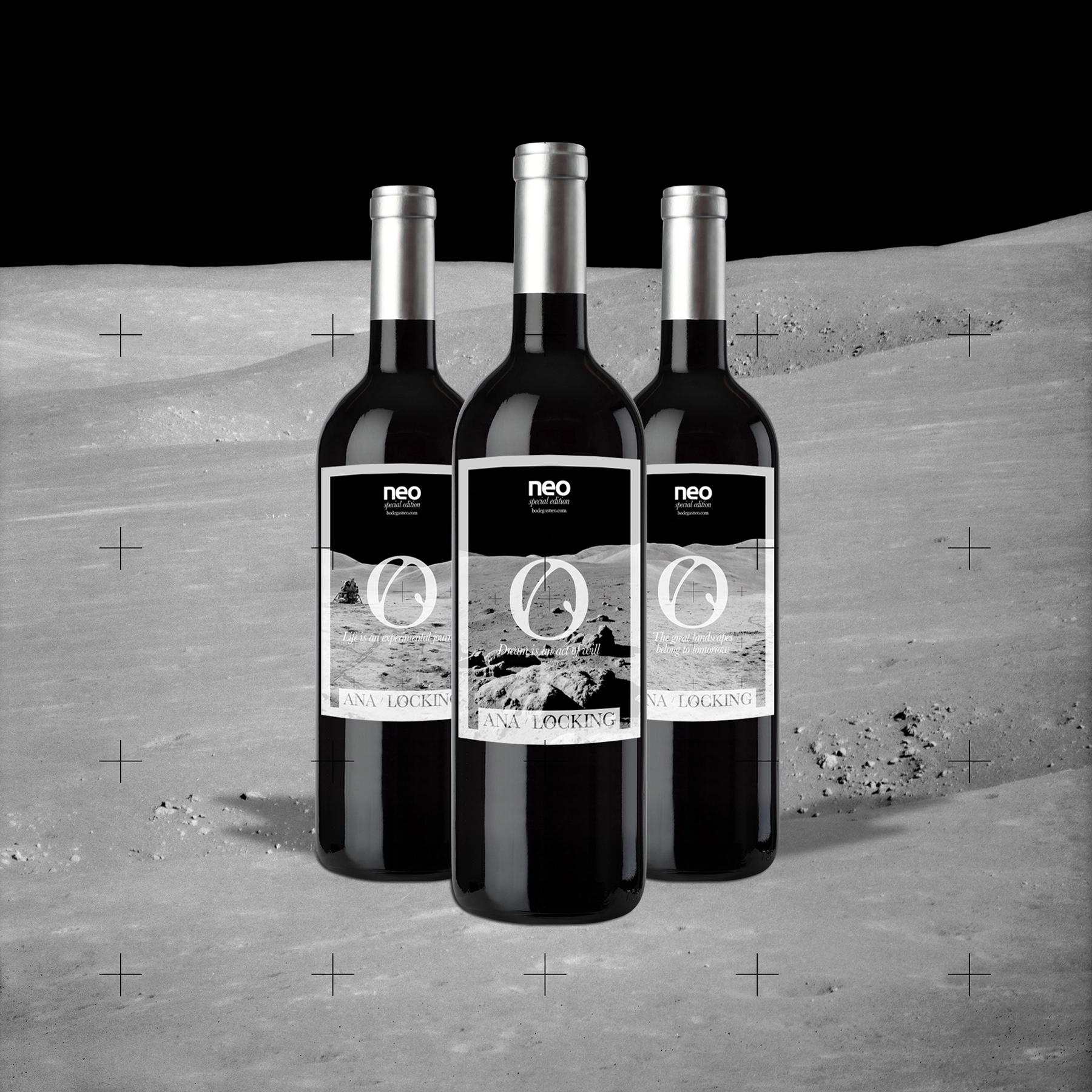 Diseño de etiqueta para las bodegas Neo