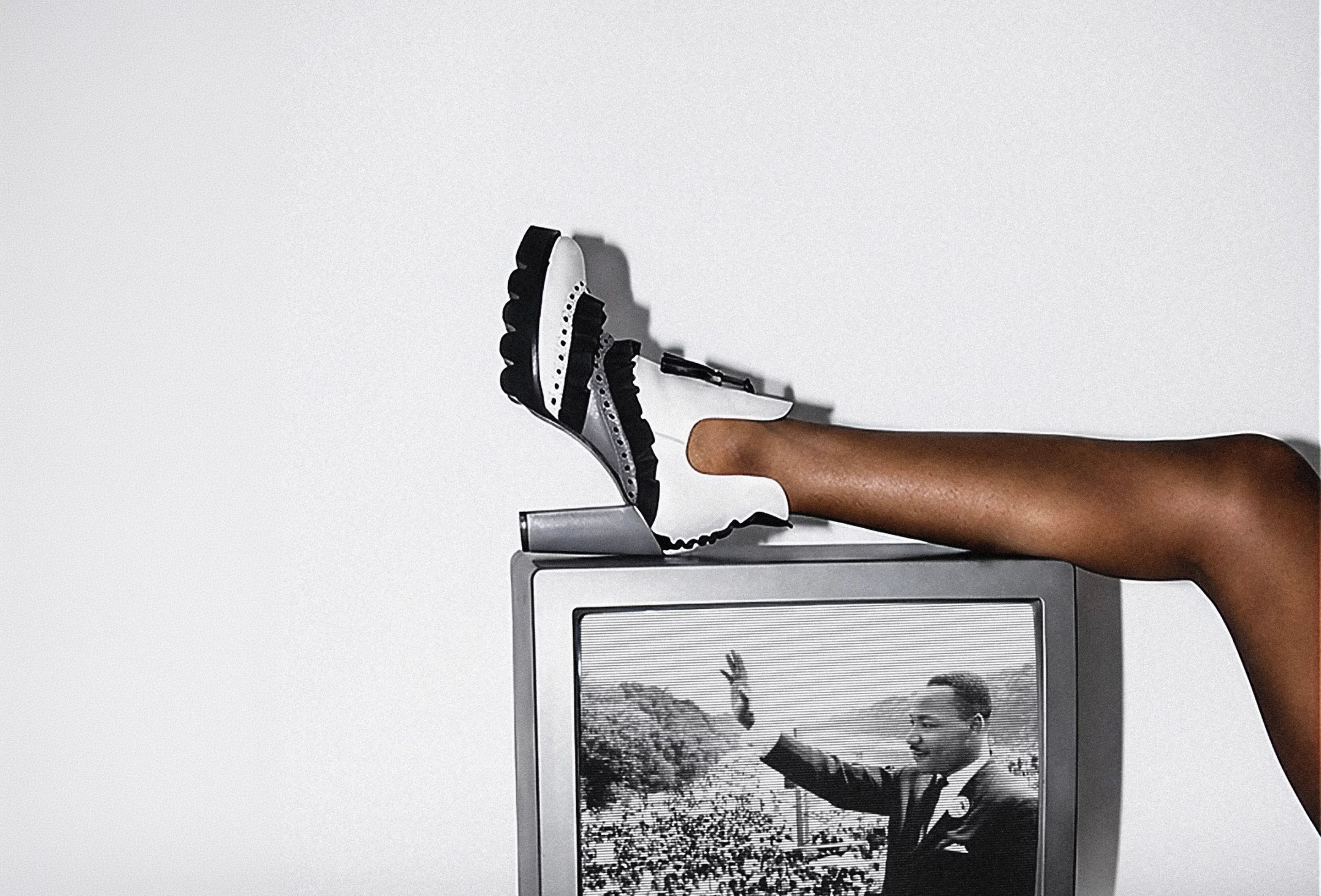 Publicidad de la colección de zapatos 