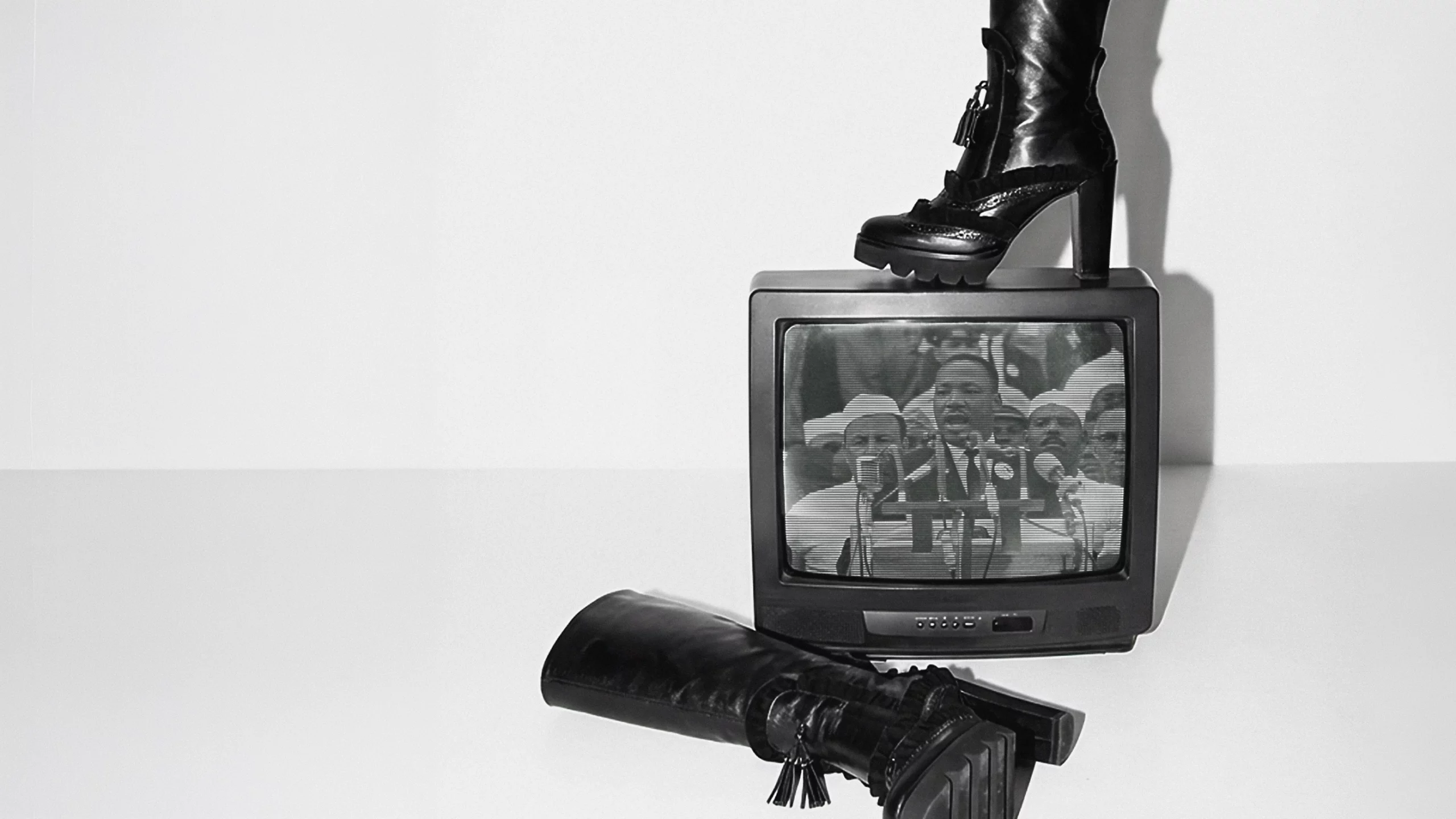 Publicidad de la colección de zapatos 