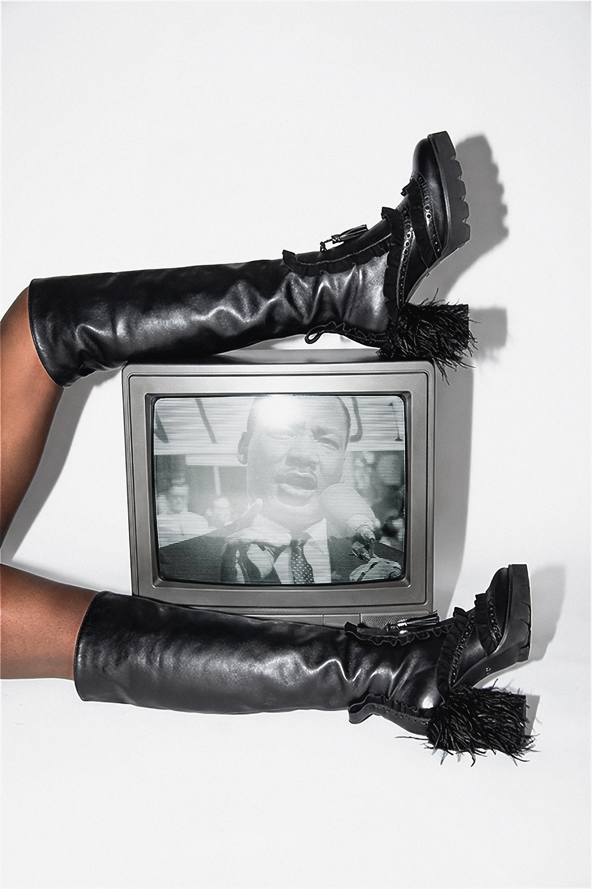 Publicidad de la colección de zapatos 