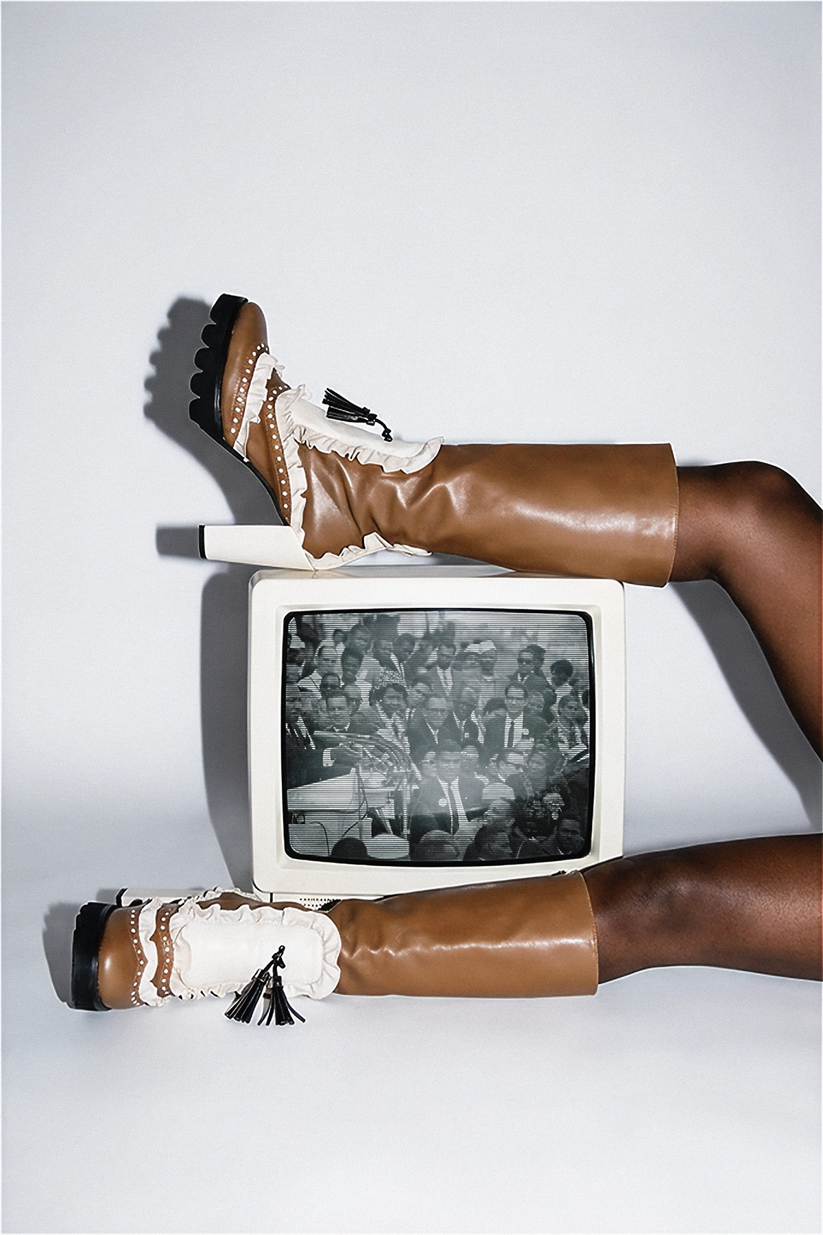 Publicidad de la colección de zapatos 