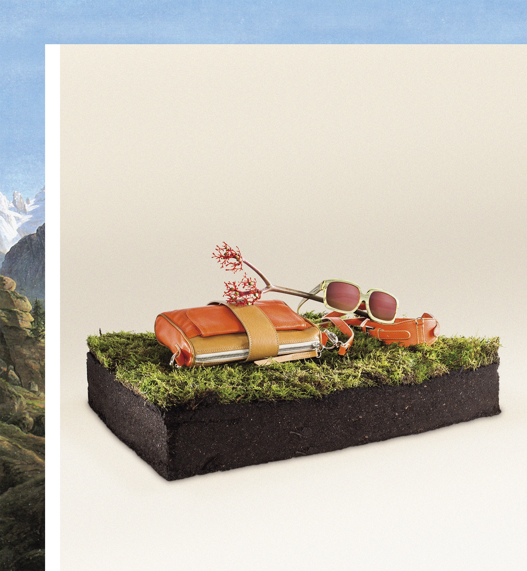 Publicidad de la colección de calzado y bolsos 