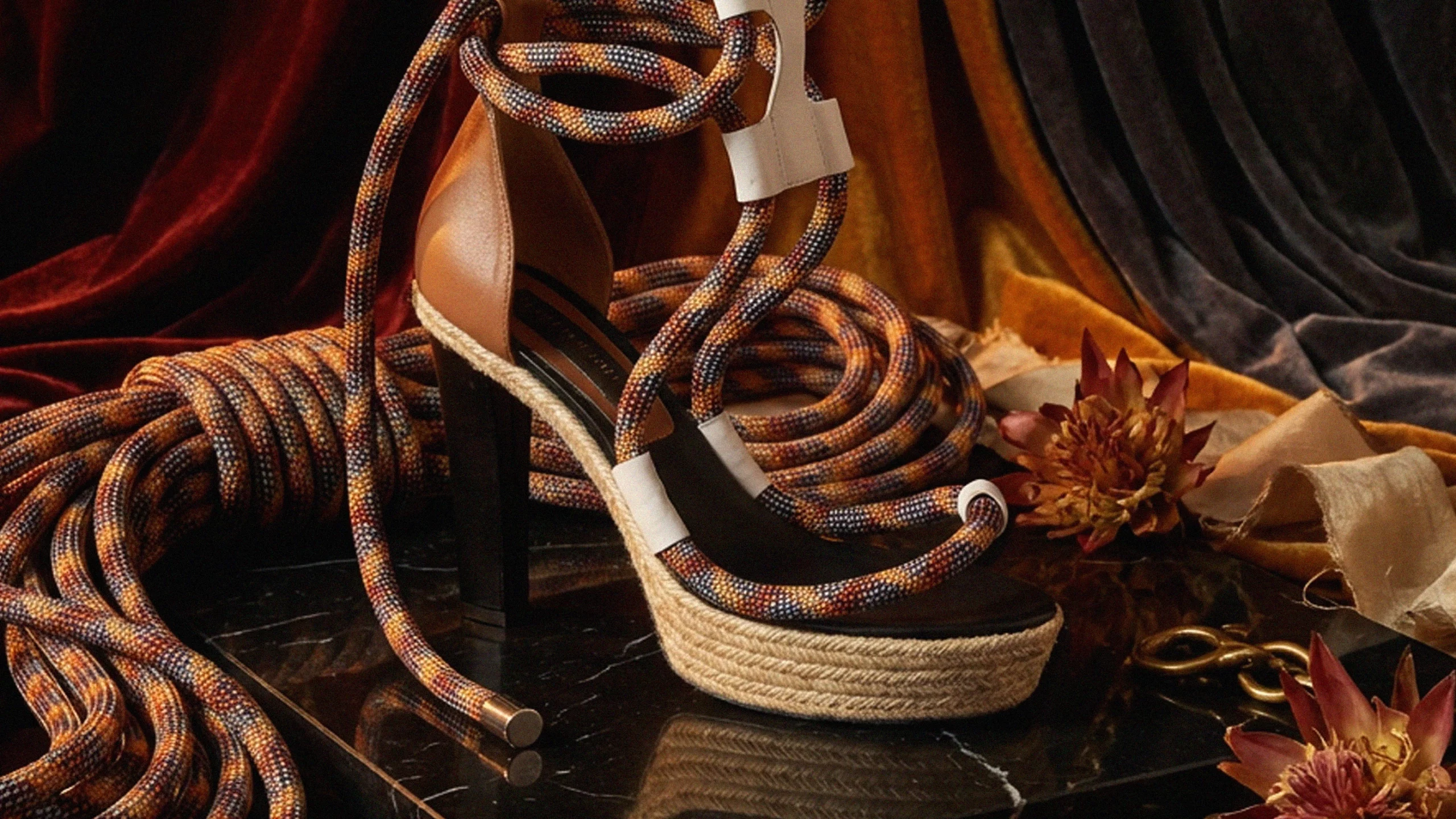 Publicidad de la colección de zapatos 