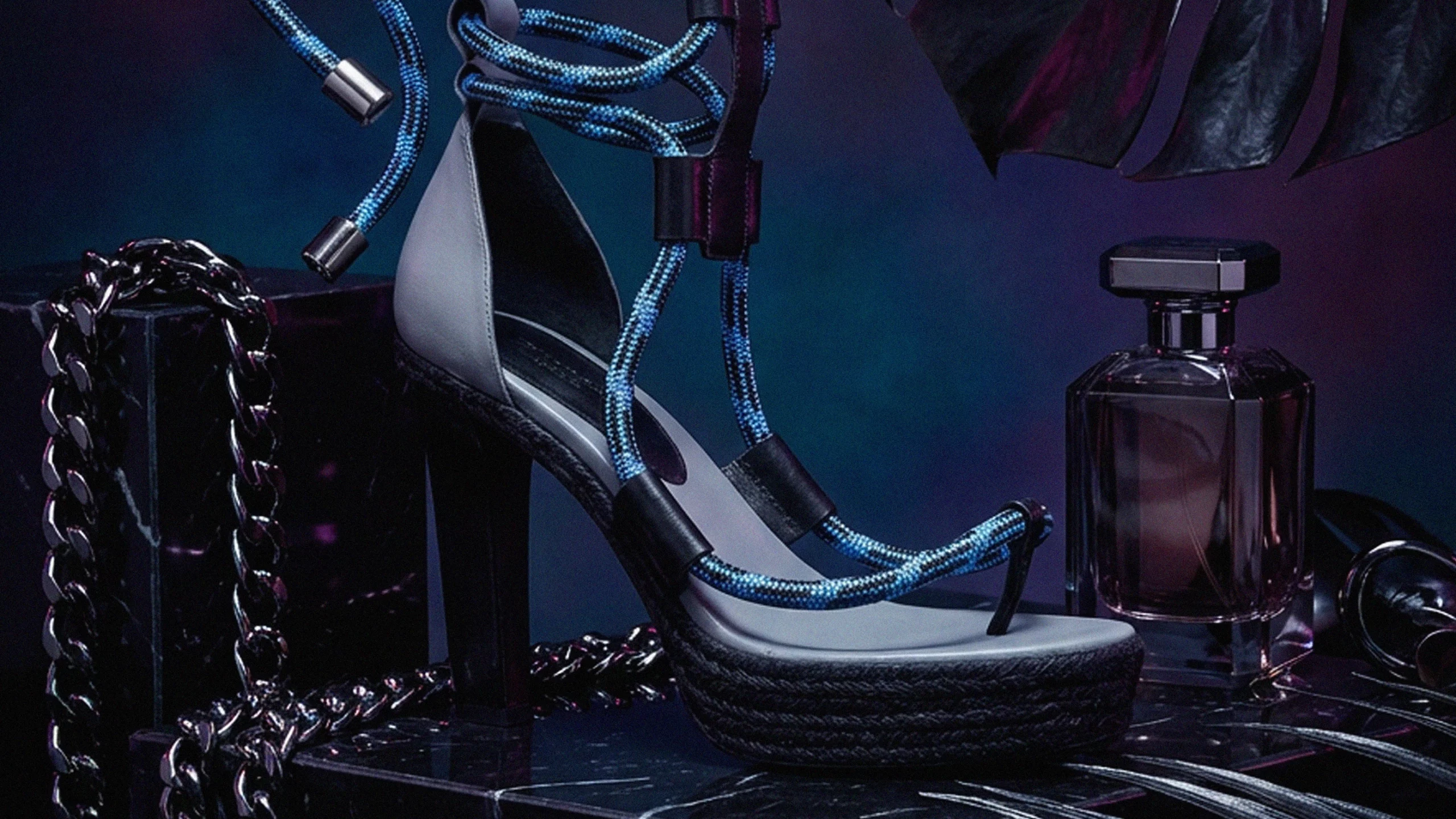 Publicidad de la colección de zapatos 