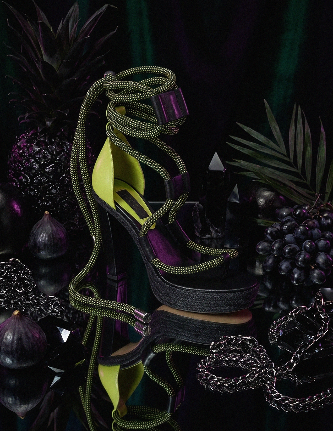 Publicidad de la colección de zapatos 