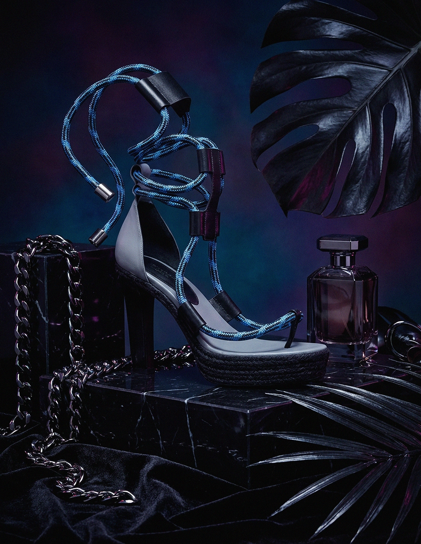 Publicidad de la colección de zapatos 