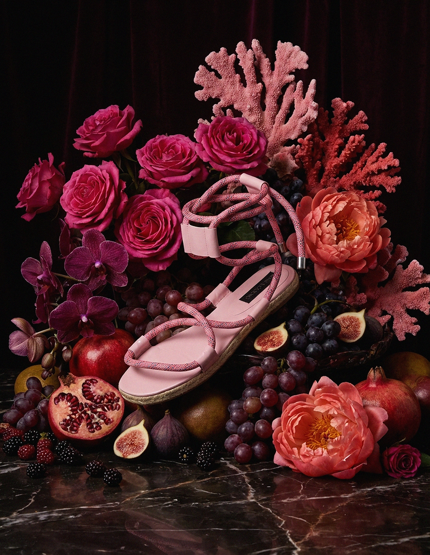 Publicidad de la colección de zapatos 